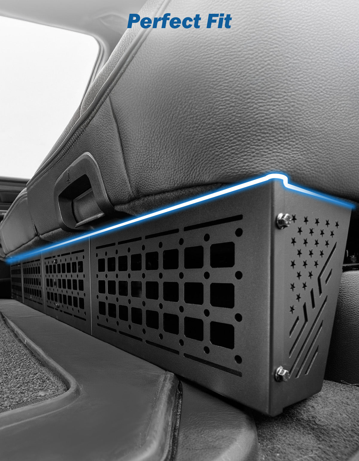 Under Seat MOLLE Storage Panel for 2019–2026 Ram 1500 Crew Cab (New Body Style)