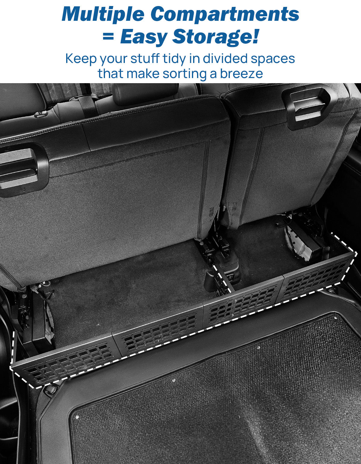 Under Seat MOLLE Storage Panel for 2019–2026 Ram 1500 Crew Cab (New Body Style)