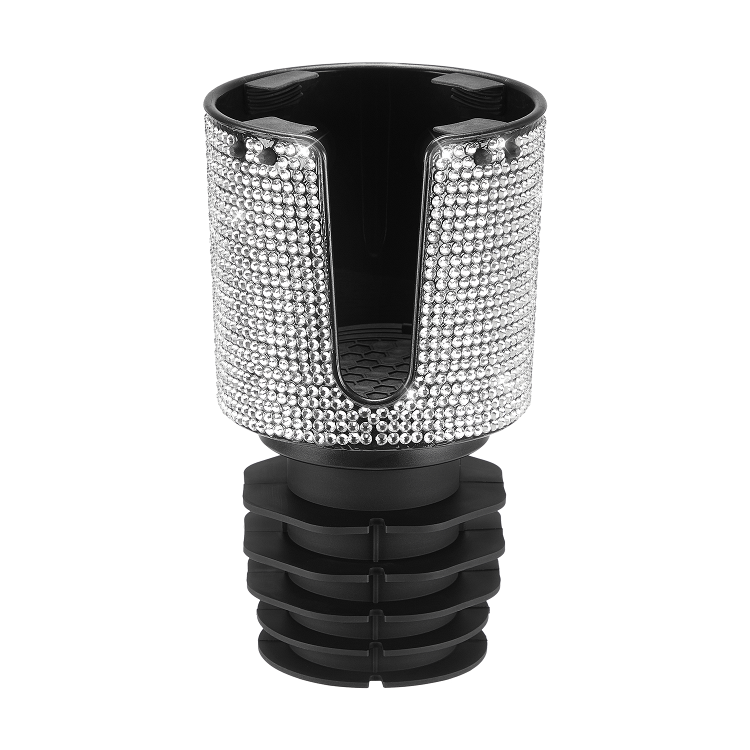 Car Cup Holder Expander for Car Hold 18-40 oz Bottles and Mugs, Other Bottles in 3.4"-3.8"(Bling)