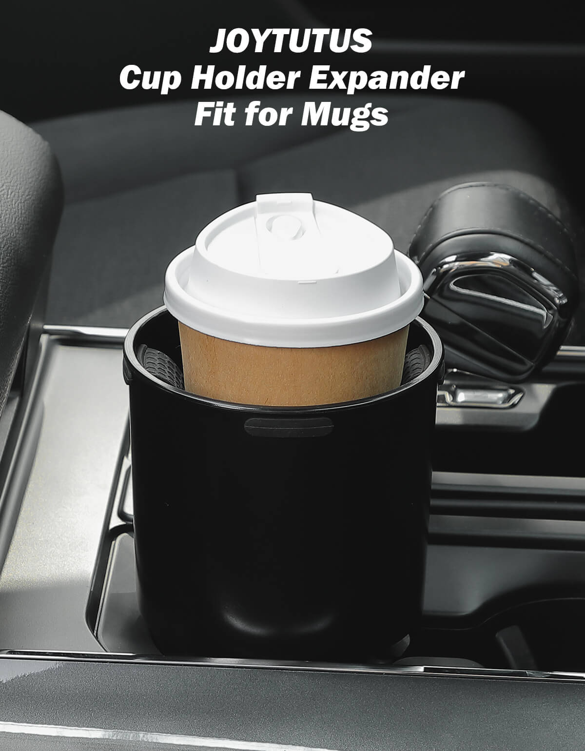 Car Cup Holder Extender with Interior Lift