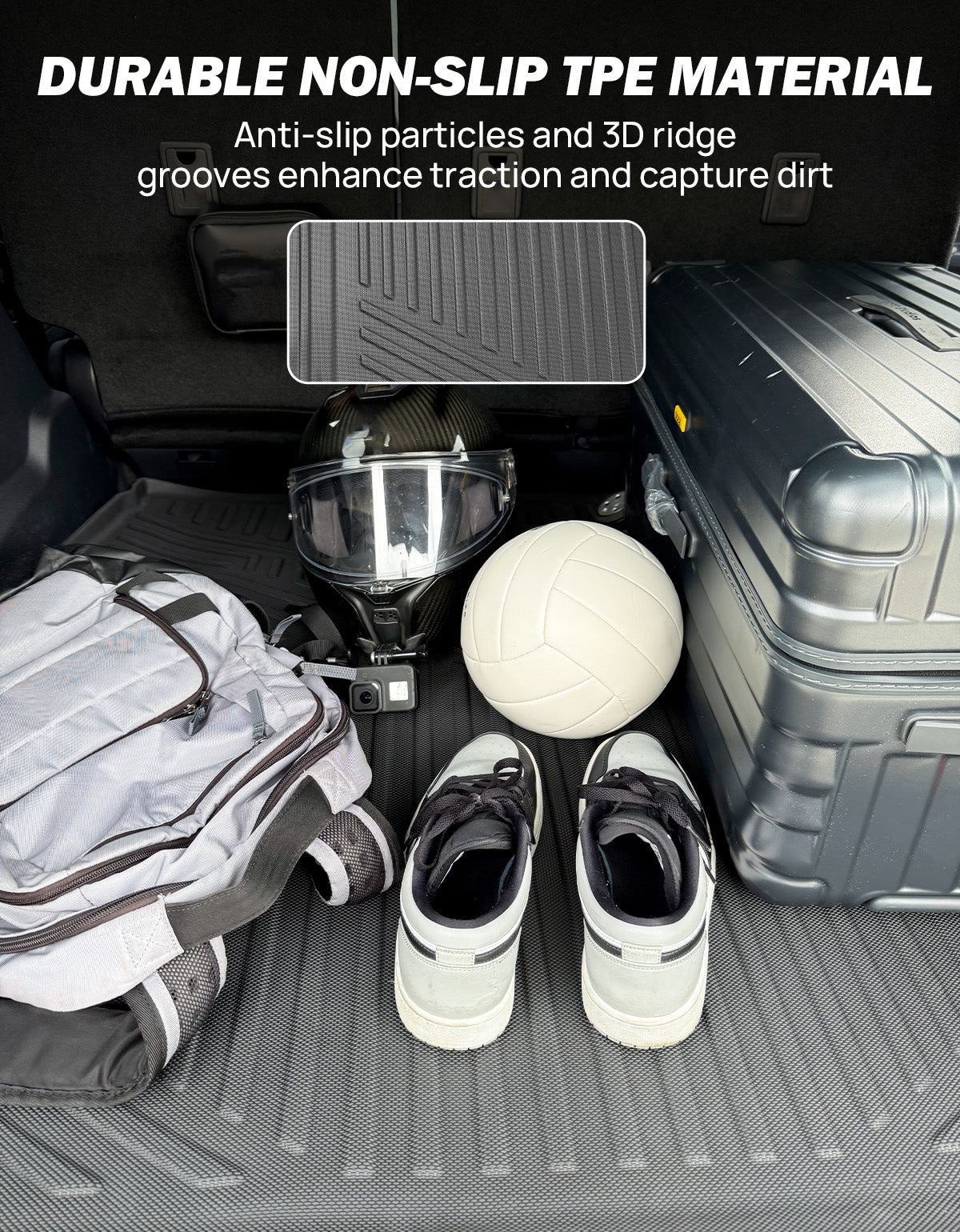 All-Weather Cargo Liner for Toyota 4Runner 2025–2026 (5-Seat Gas)