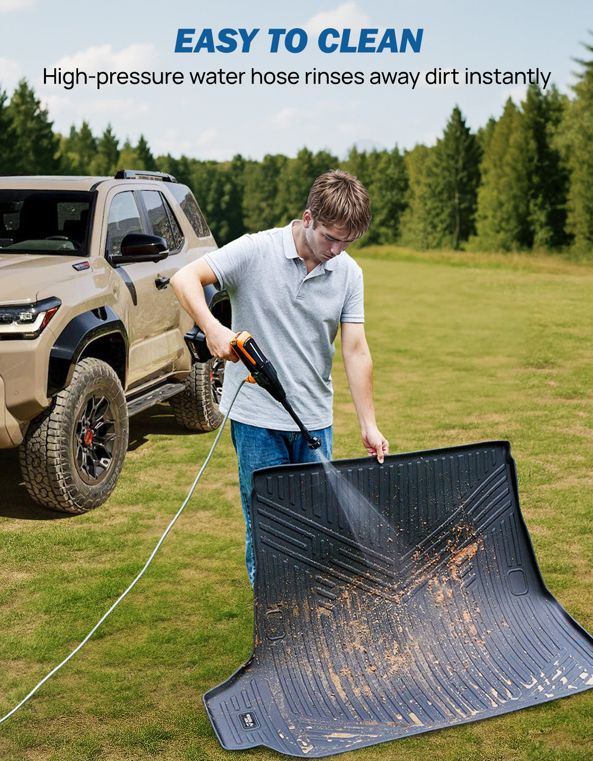 All-Weather Cargo Liner for Toyota 4Runner 2025–2026 (5-Seat Gas)