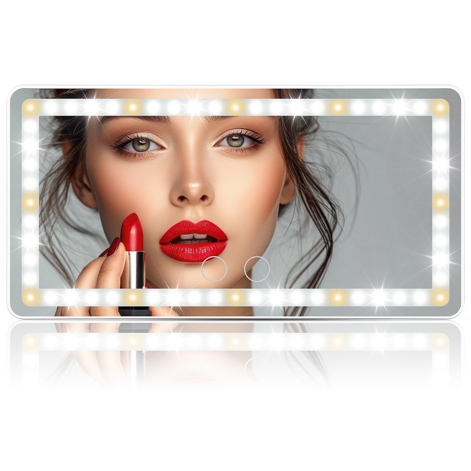 Car Sun Visor Vanity Mirror with Lights | 3 Light Modes & 60 LEDs