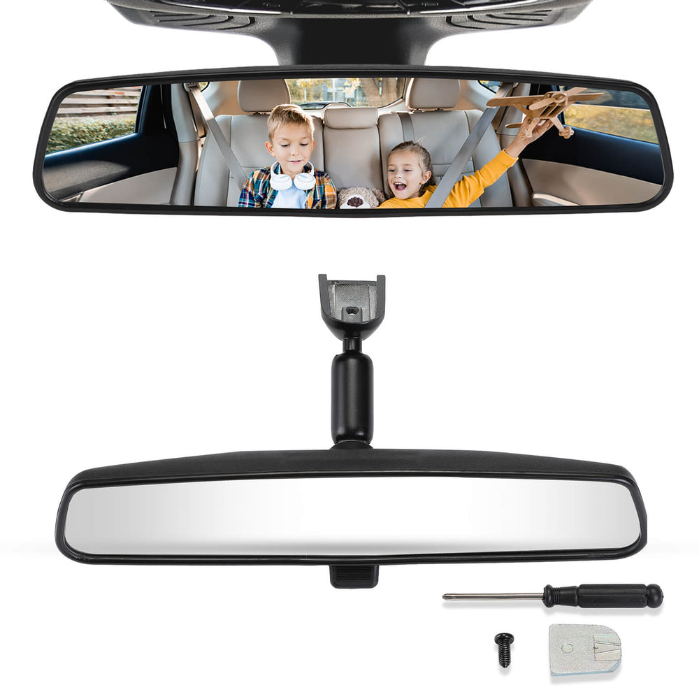 Universal Anti-Glare Interior Rear View Mirror Kit, OEM Fit