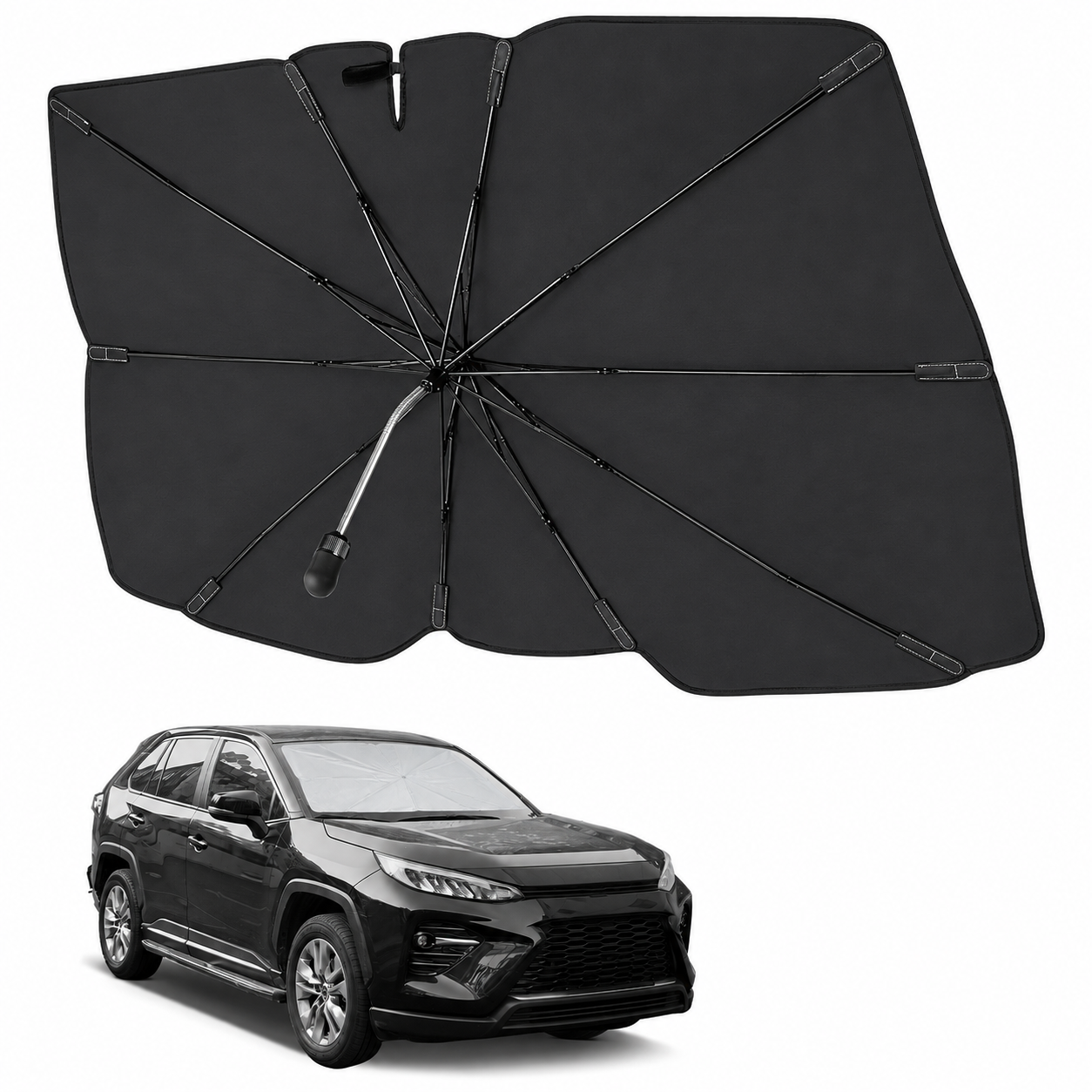 JOYTUTUS Windshield Sunshade Umbrella