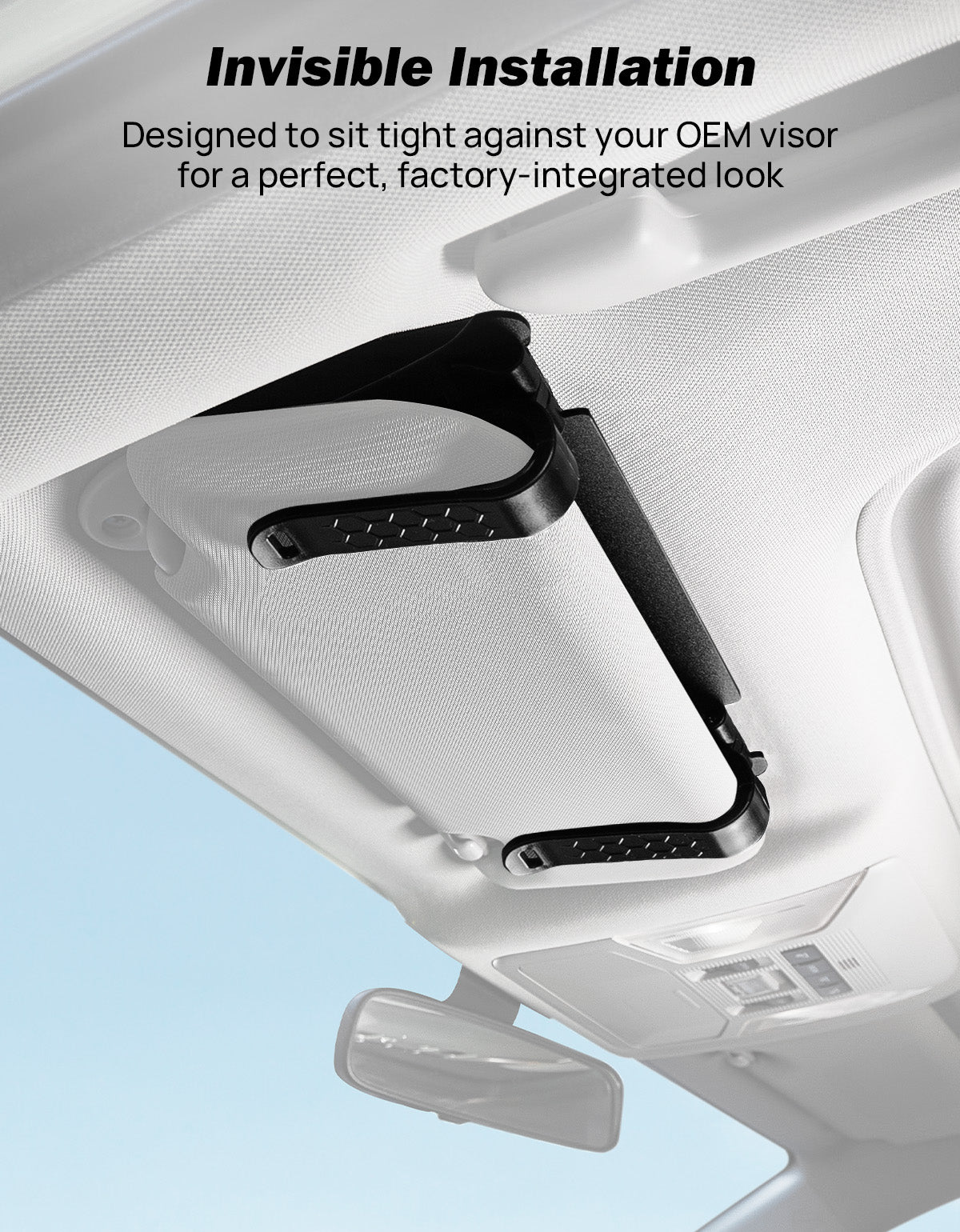 Adjustable Blackout Sun Visor Extender with UV400 Protection