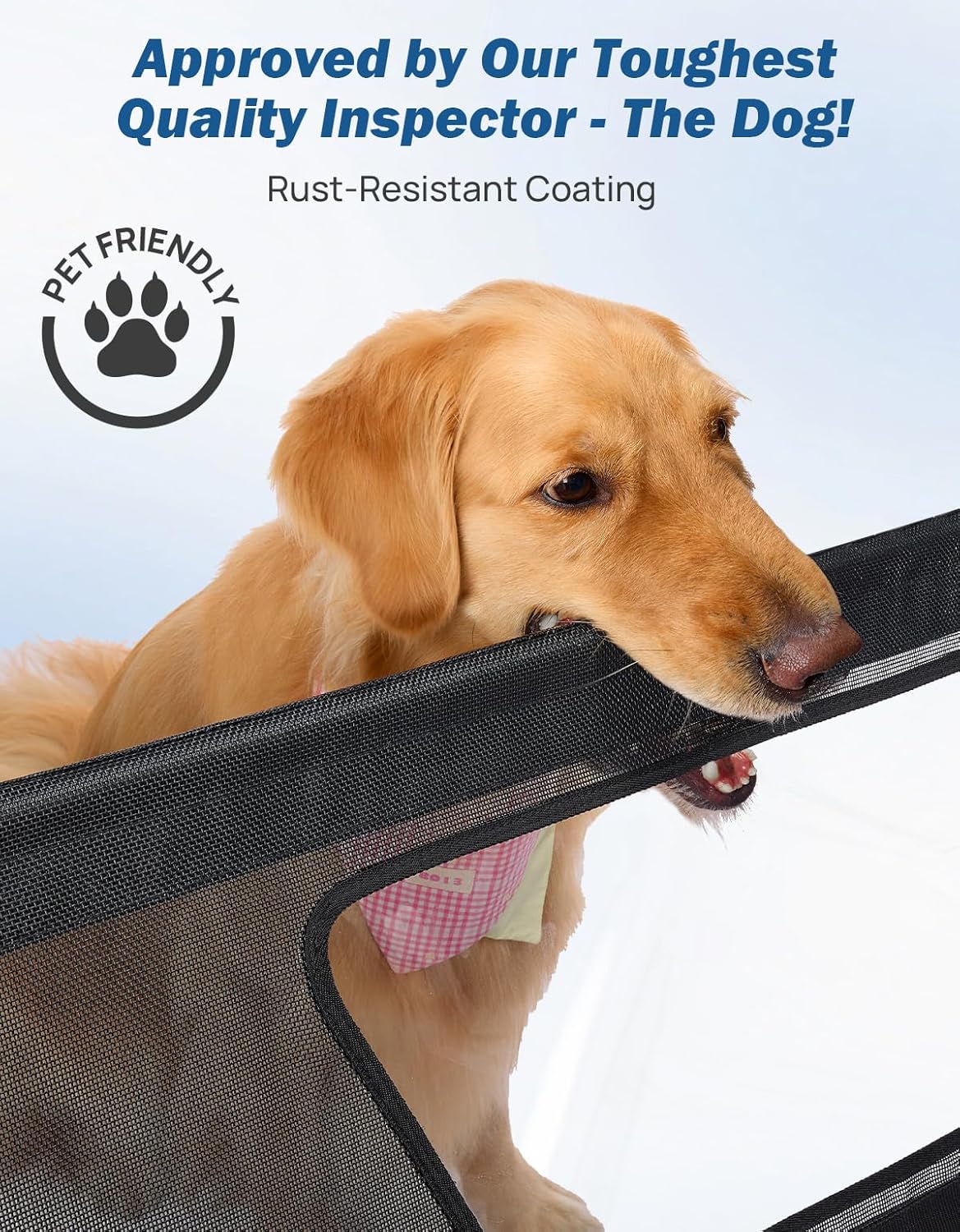 56” Wide Dog Car Barrier with Removable Window for SUVs, Sedans & Trucks