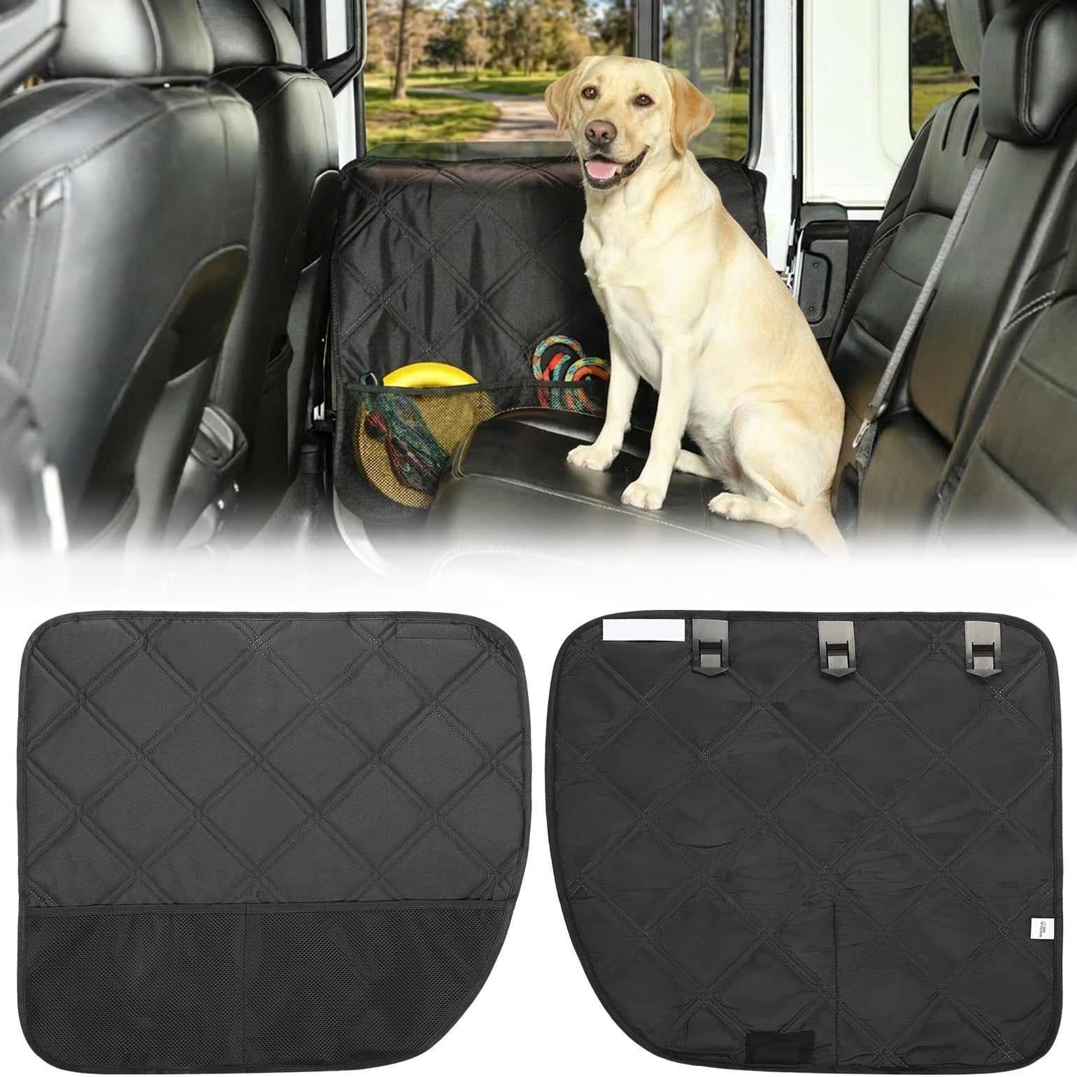 Dog Door Protector for Jeep Wrangler JL & Gladiator JT (2018–2026) – Stop Scratches, Stay Clean, Travel Better (2 Pack)