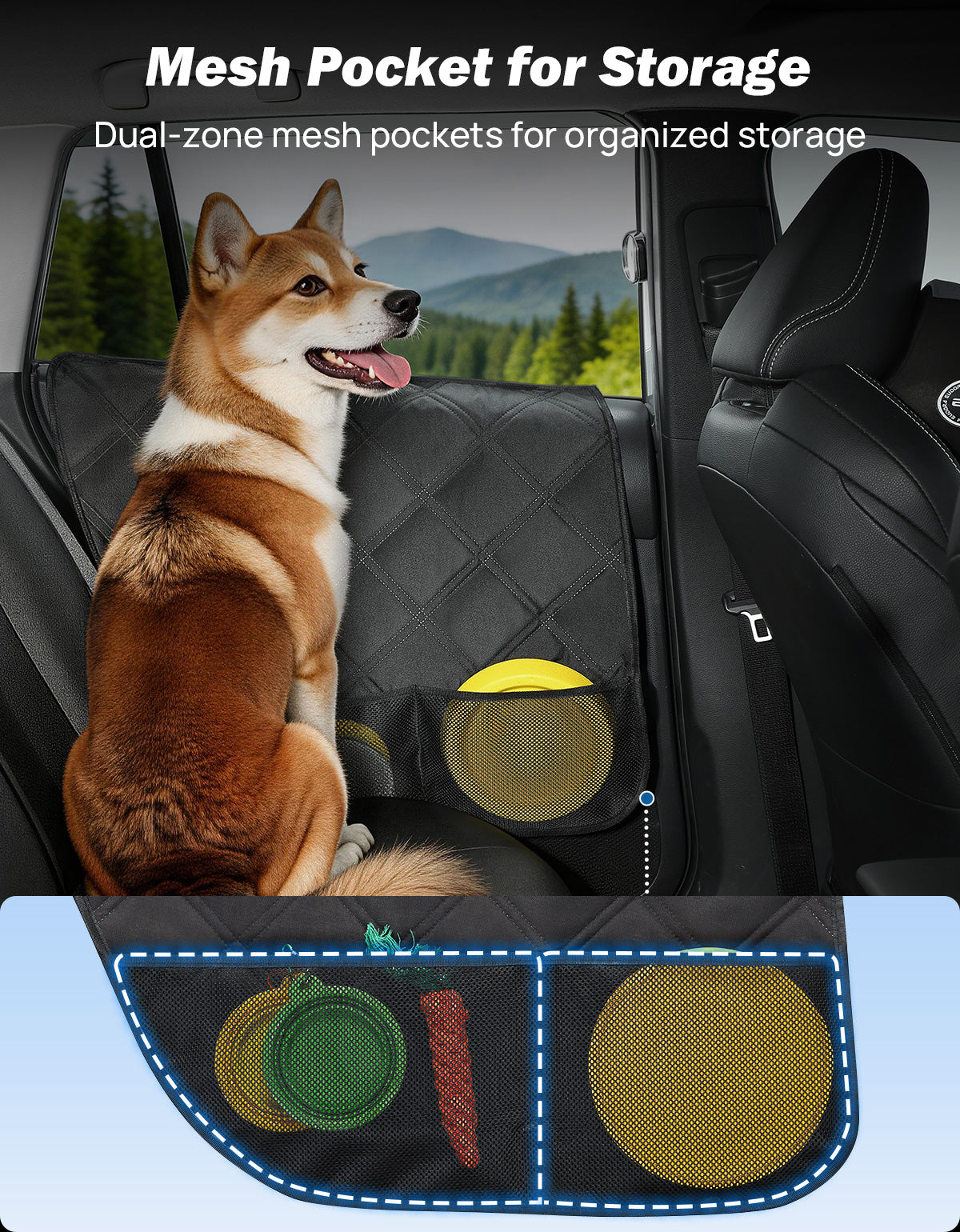 Dog Car Door Protector for Sedans & SUVs – Waterproof Scratch Guard