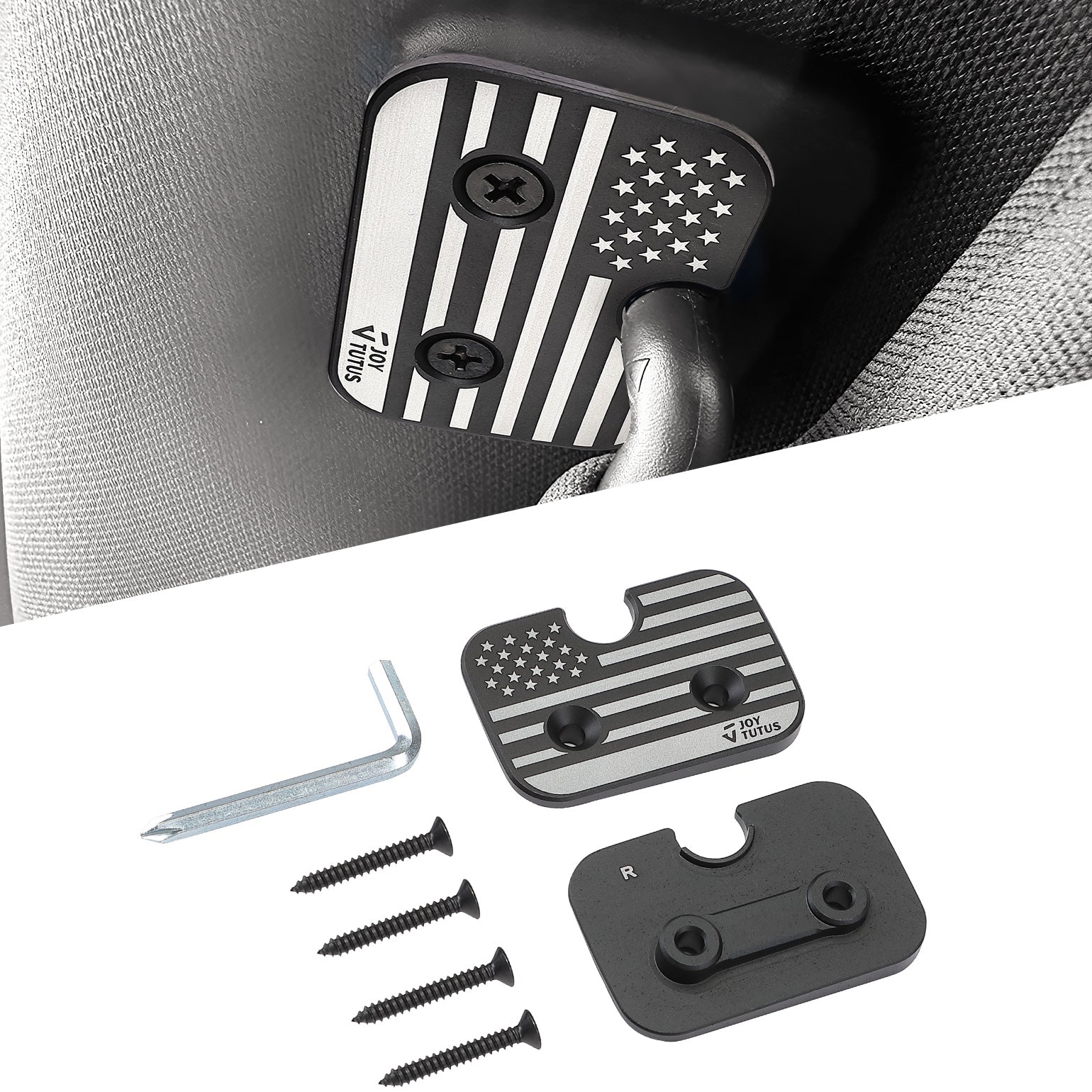 Ram 1500 (2019–2026) Sun Visor Repair Kit – Aluminum Clips 2-Pack