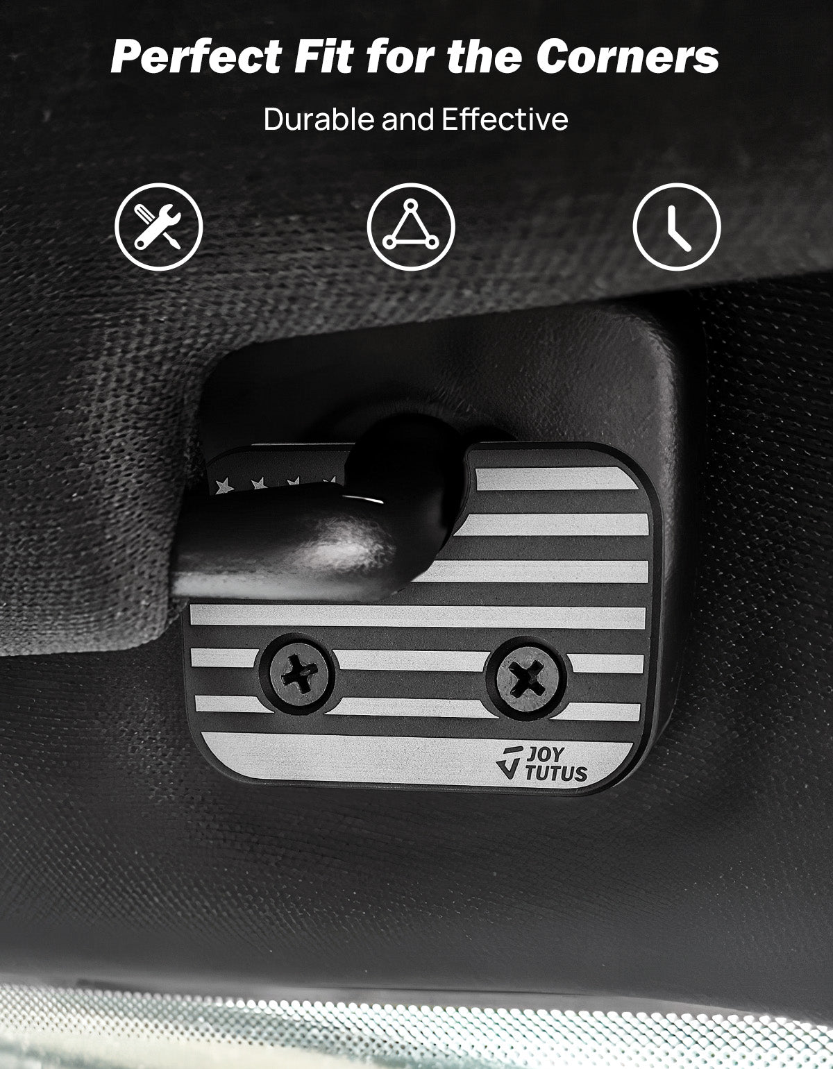 Ram 1500 (2019–2026) Sun Visor Repair Kit – Aluminum Clips 2-Pack