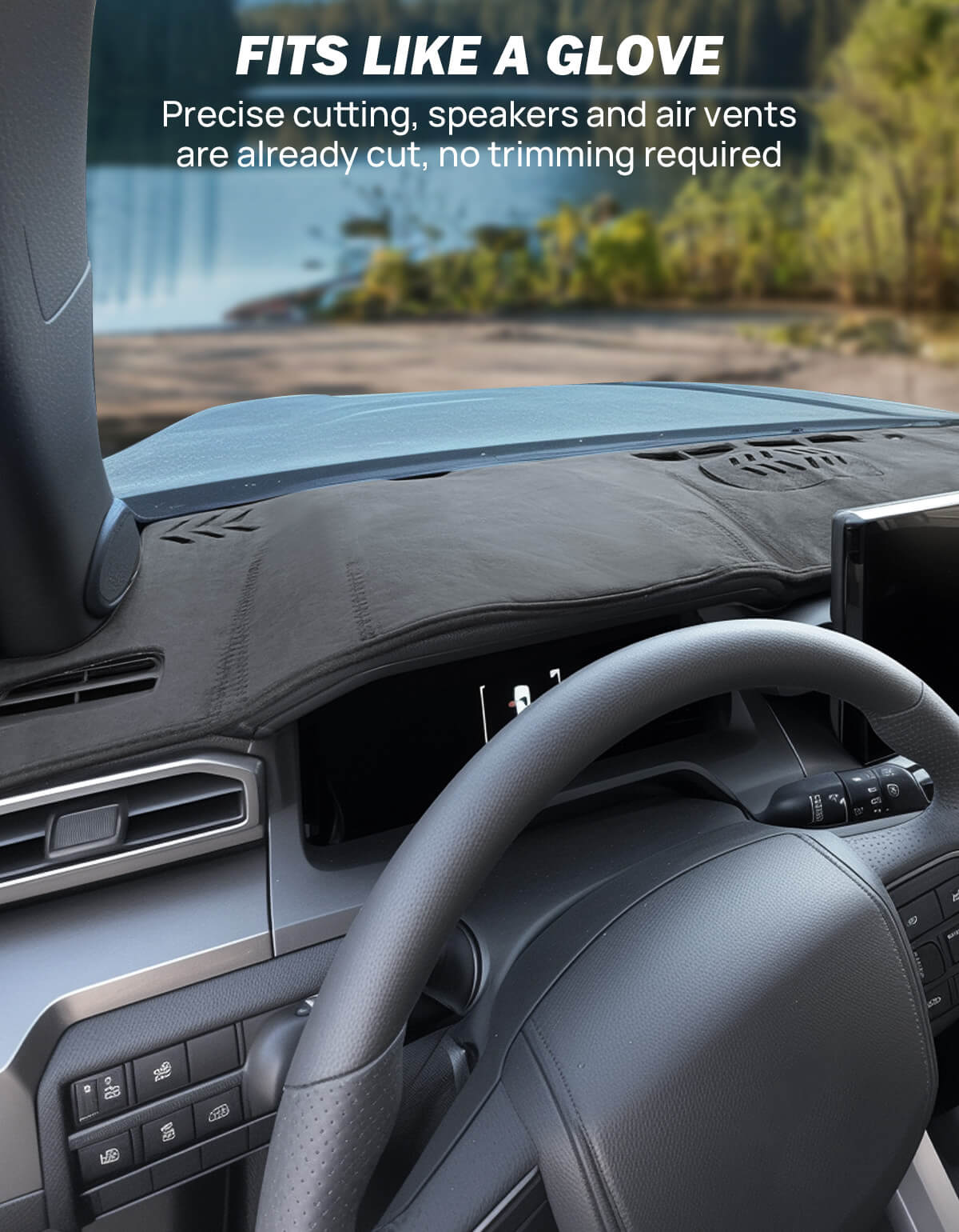 Dash Cover Mat Compatible with 2025 2026 4Runner & 2024-2026 Tacoma