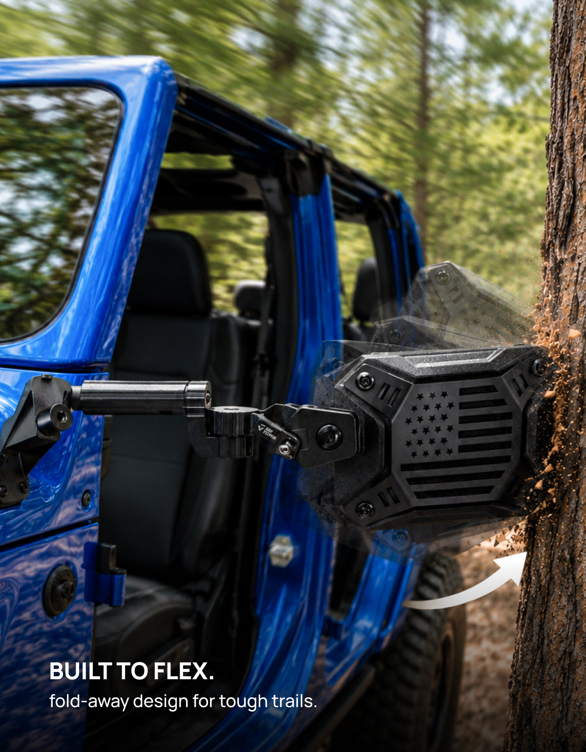 Jeep Mirrors Doors Off Compatible with Wrangler JL JK Gladiator JT