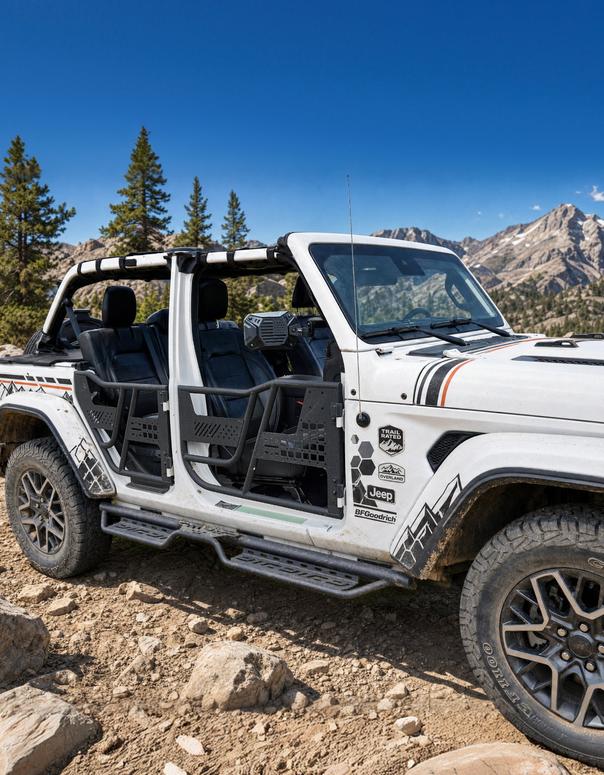 Jeep Mirrors Doors Off Compatible with Wrangler JL JK Gladiator JT
