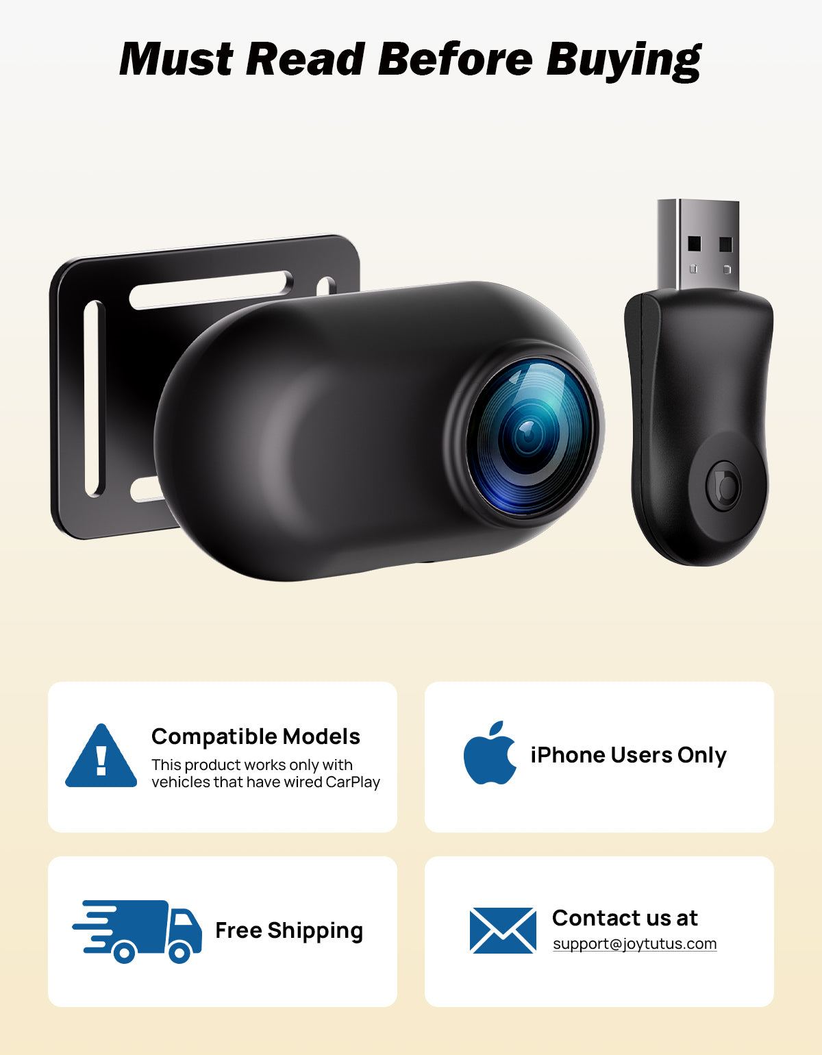 Cabin Connect™ Wireless CarPlay Baby Monitor