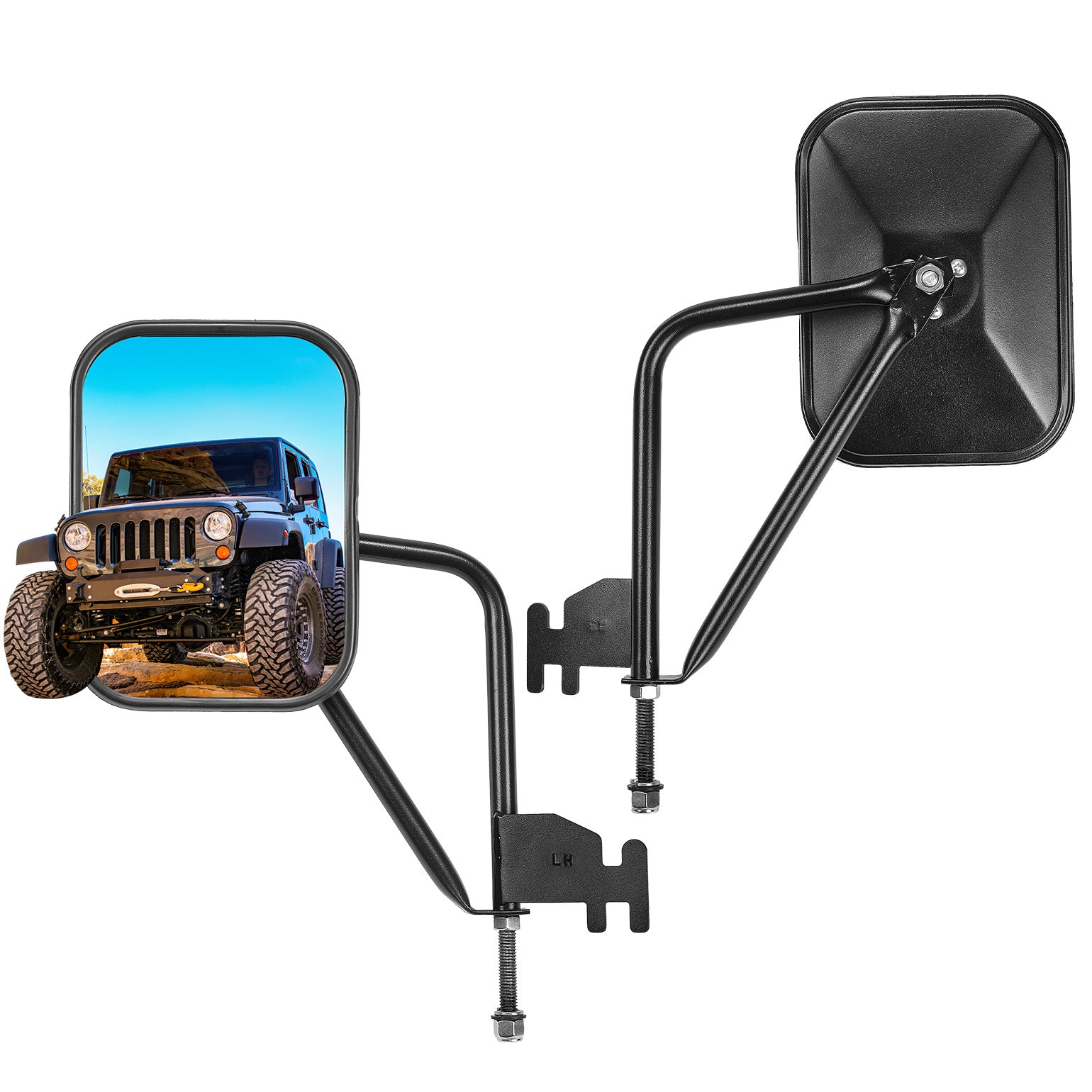 JOYTUTUS Doors Off Mirrors for Wrangler JK/JL & Gladiator JT 2007–2025
