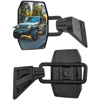 Adjustable Doors-Off Side Mirrors for Wrangler JK & TJ 1997–2018