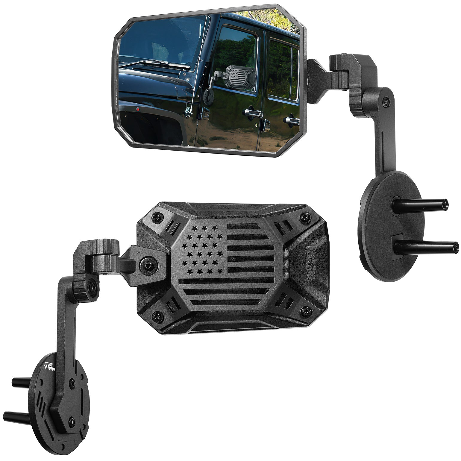 Wrangler Side Mirrors Replacement for JK & JKU 2007–2018