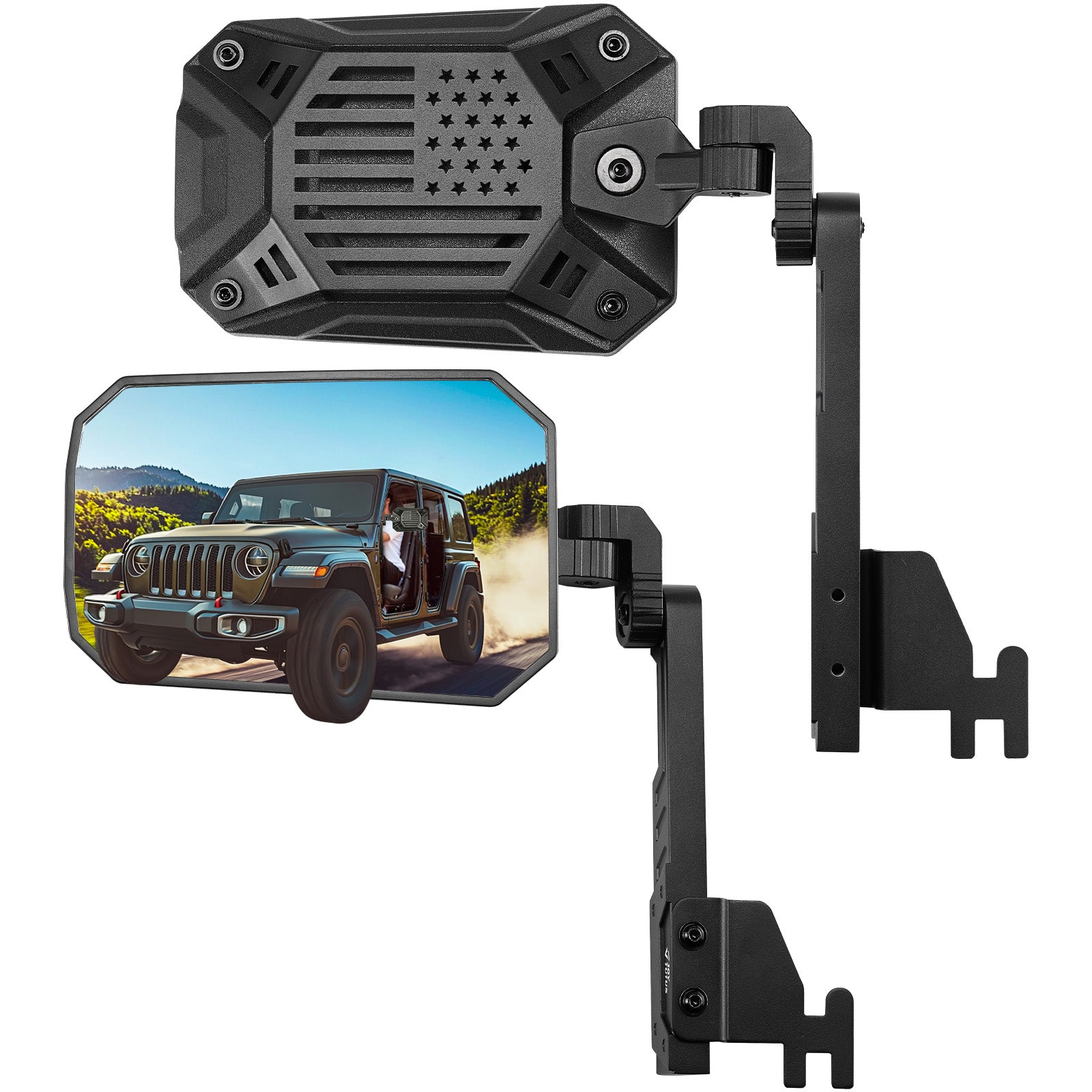 Doors Off Mirrors Compatible with Wrangler JK JL & Gladiator JT
