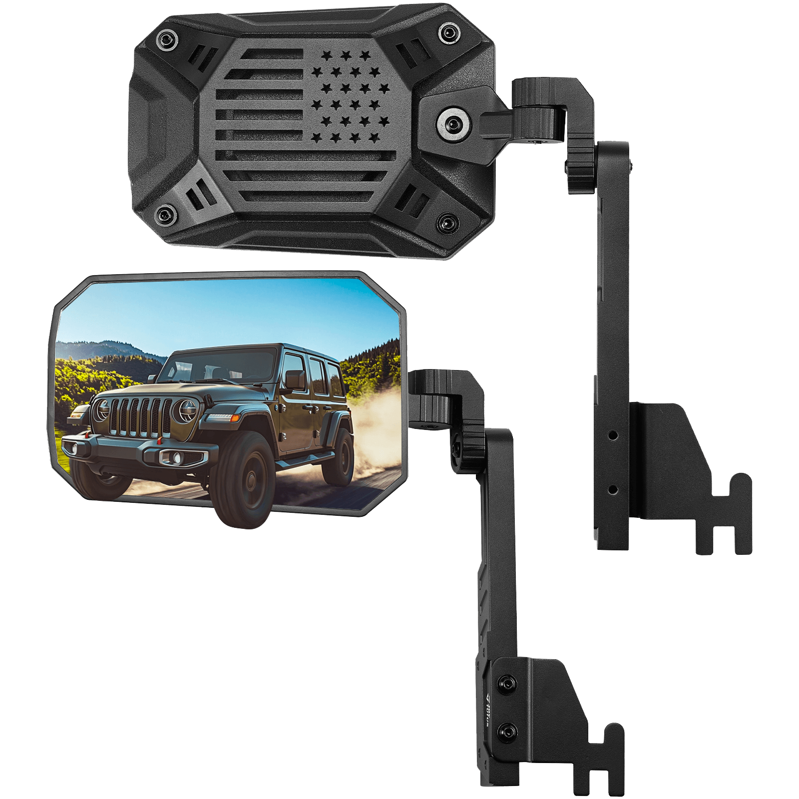 Doors Off Mirrors Compatible with Wrangler JK JL & Gladiator JT