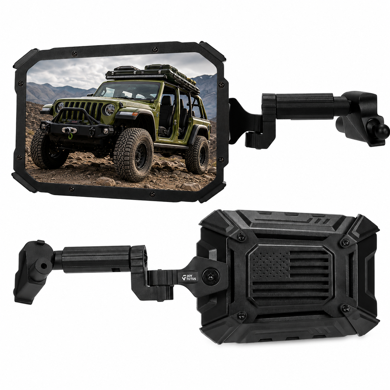 Adjustable Doors-Off Mirrors for Wrangler JL/JLU 2018–2023 & Gladiator JT