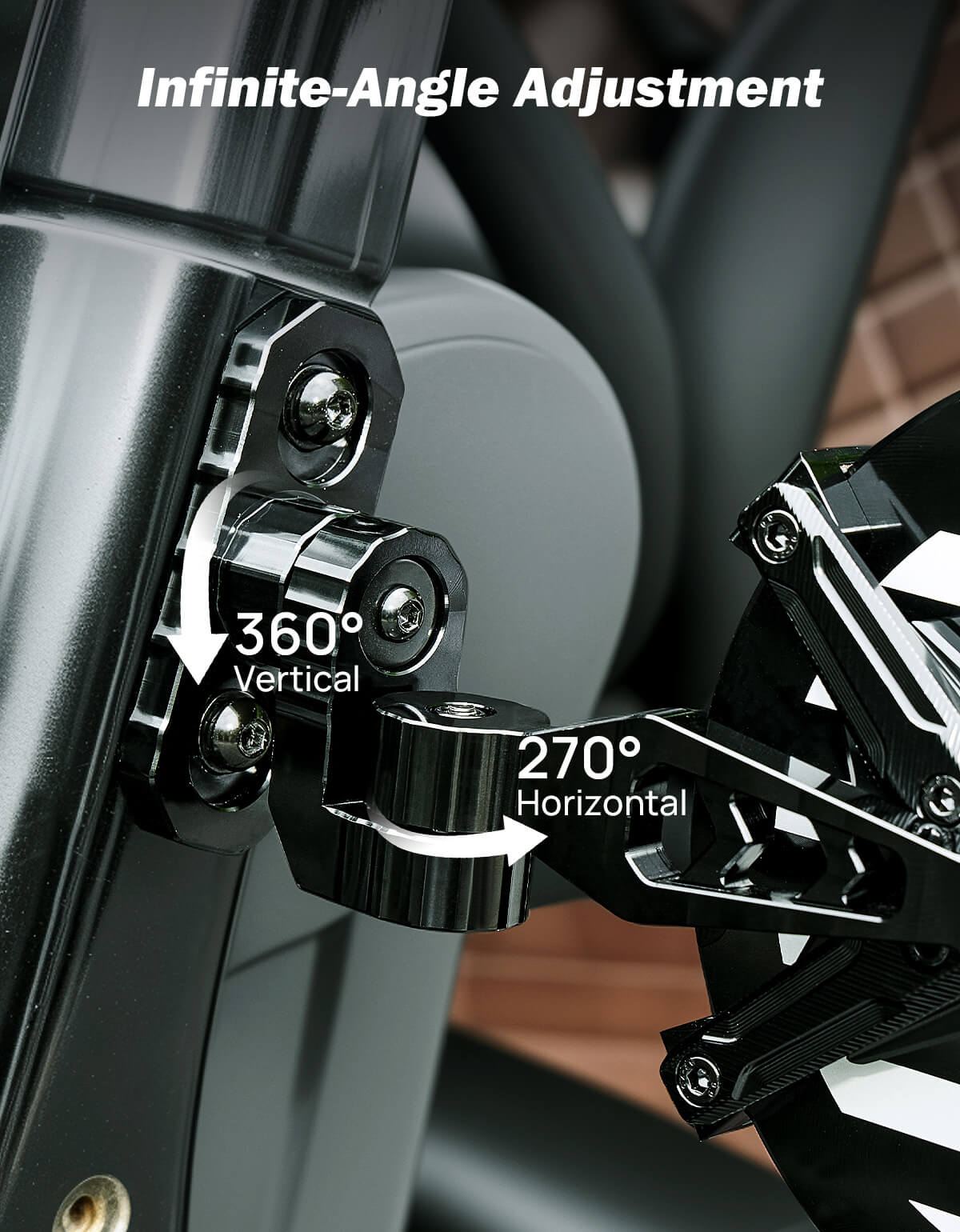 Wrangler TJ JK Door-Off Mirrors 1997-2018 Vibration-Free CNC Aluminum