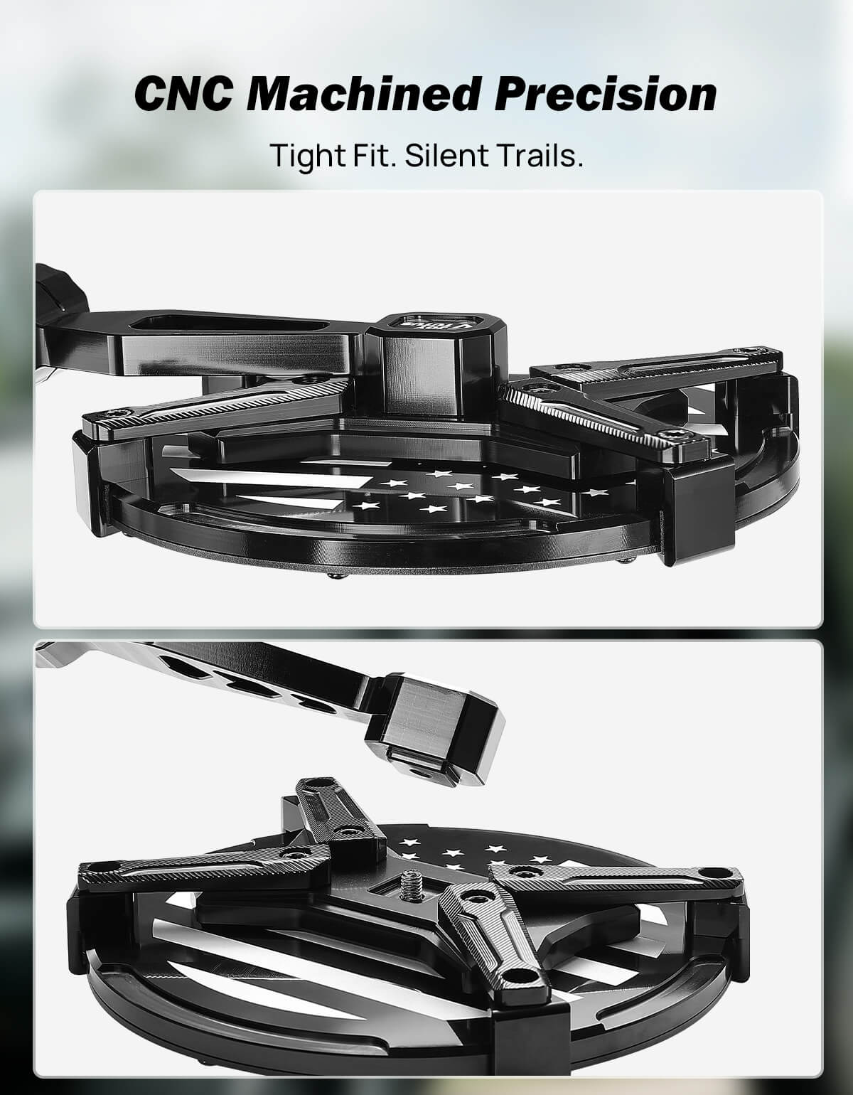 Wrangler TJ JK Door-Off Mirrors 1997-2018 Vibration-Free CNC Aluminum