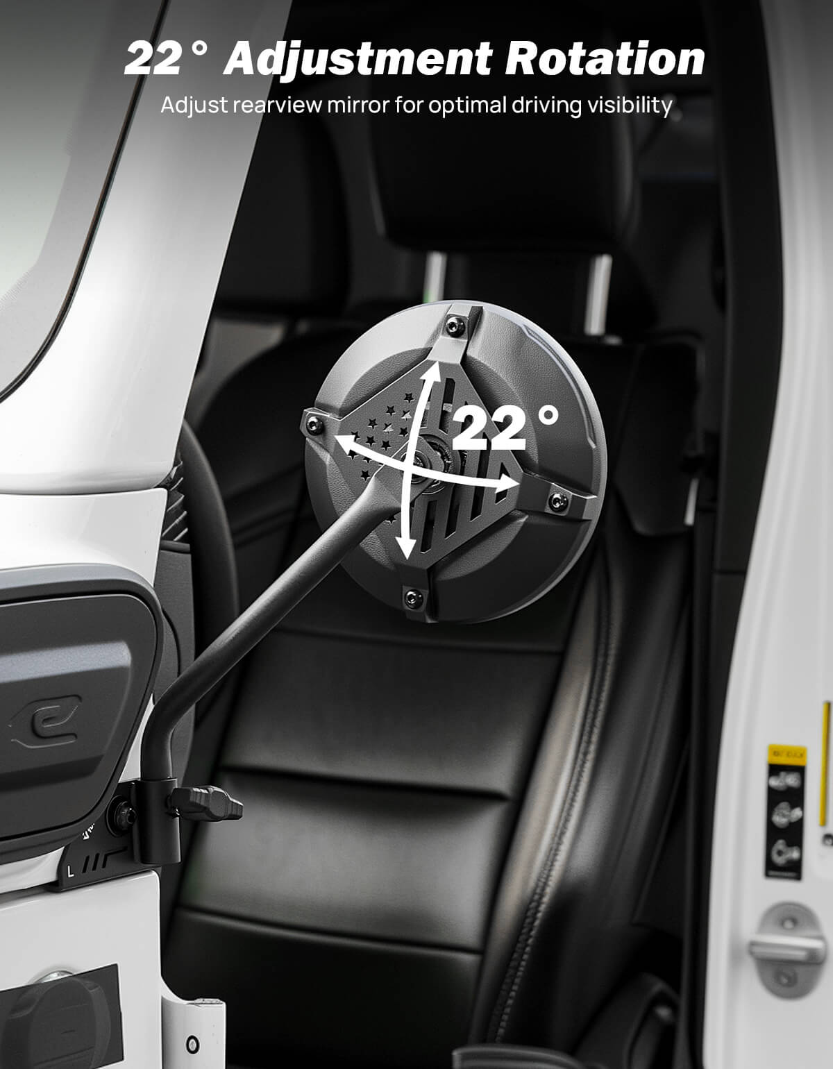 Door Off Mirrors for Wrangler JL 2018–2026 & Gladiator JT 2020–2026