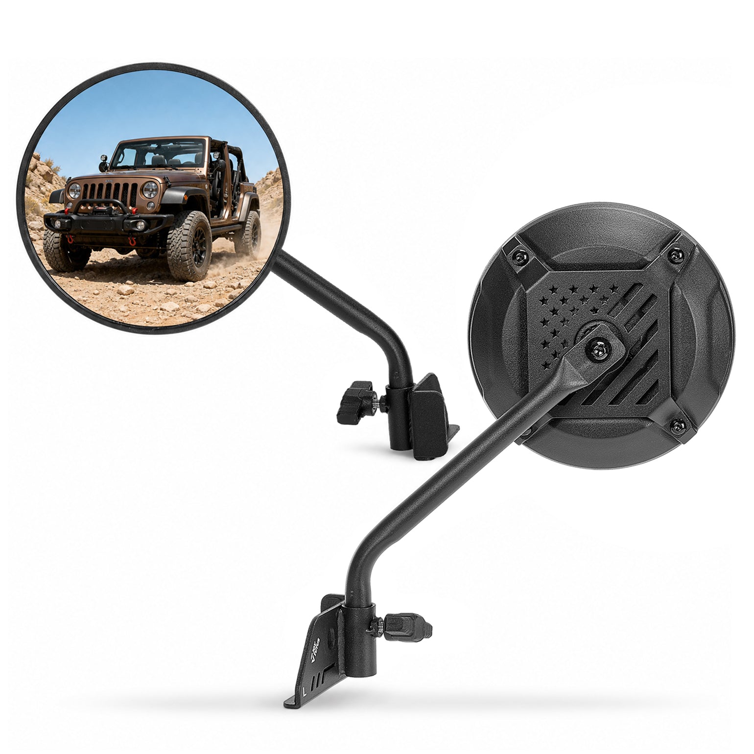 Door Off Mirrors for Wrangler JL 2018–2026 & Gladiator JT 2020–2026
