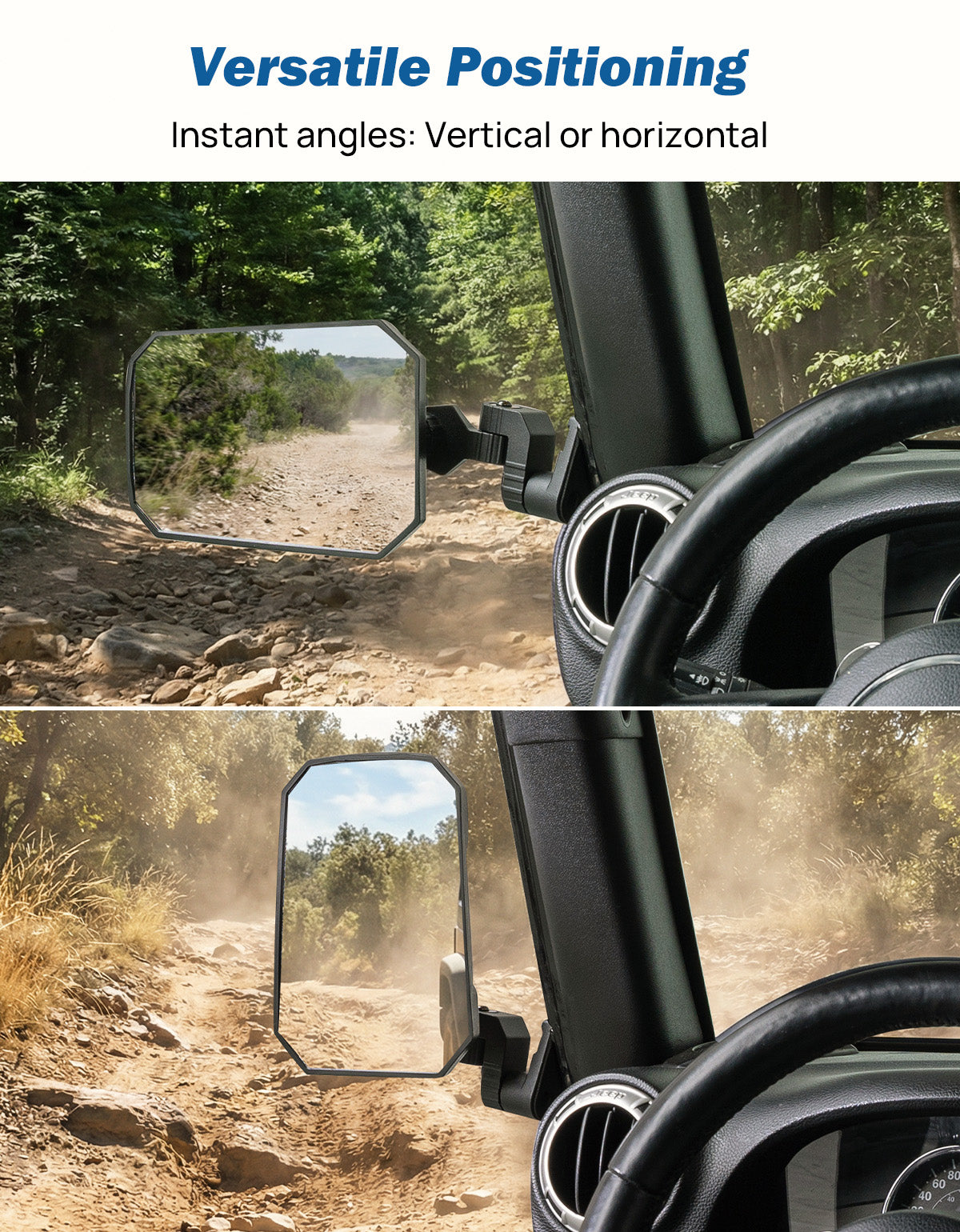Jeep Mirrors Doors Off Compatible with Wrangler JL JK Gladiator JT
