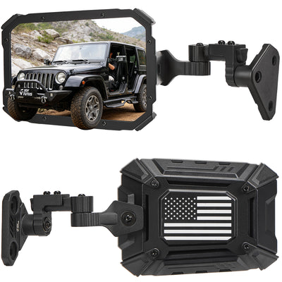 Doors On & Off Trail Mirrors for Jeep Wrangler TJ, JK & JKU (1997–2018)