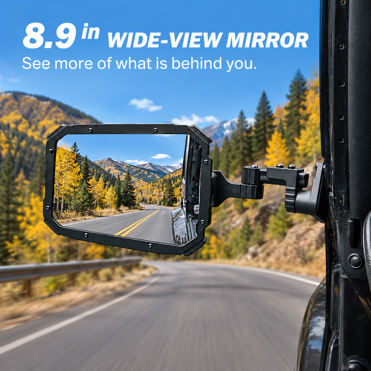 Doors On & Off Trail Mirrors for Jeep Wrangler TJ, JK & JKU (1997–2018)