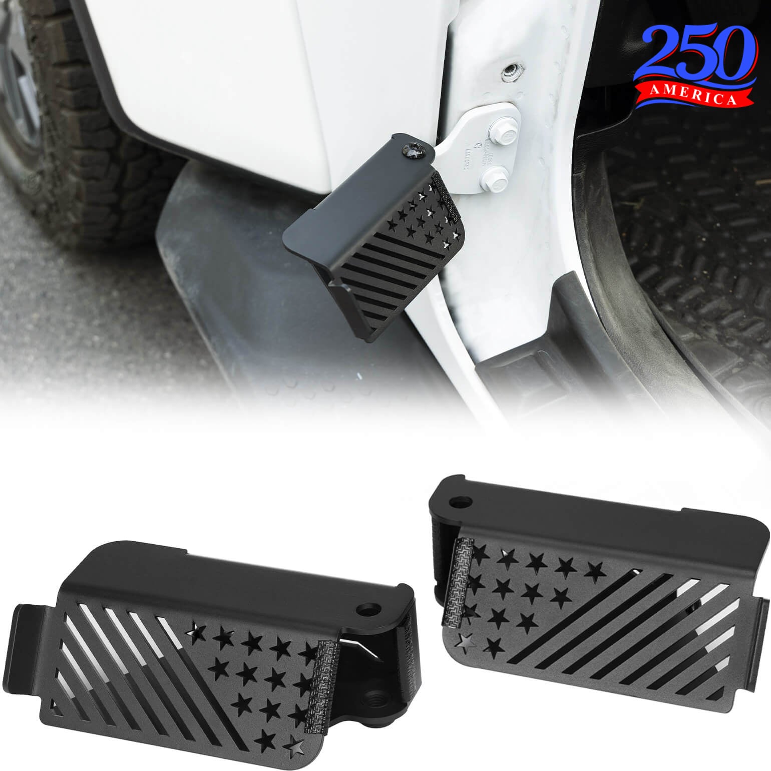 120° Foot Pegs for Wrangler JK JL Gladiator JT 2007–2026