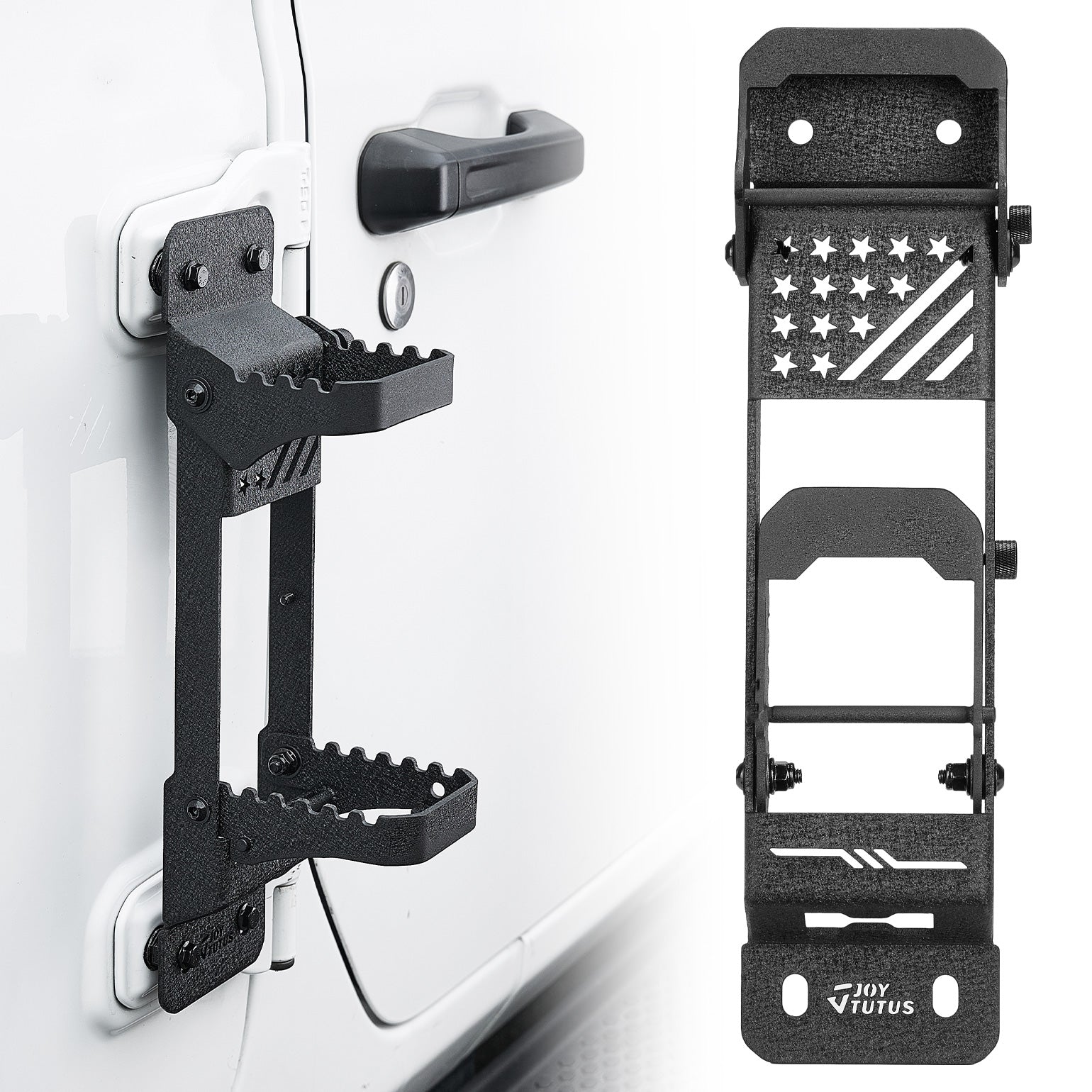 Metal Folding Door Hinge Foot Step for Wrangler JK JL & Gladiator JT