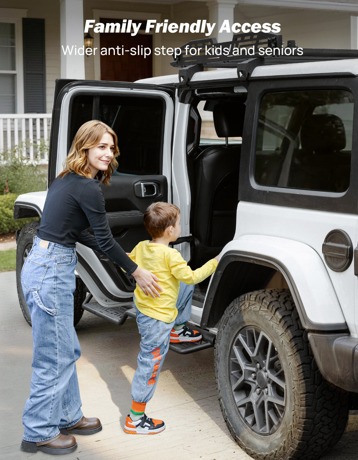 Drop Side Steps for Jeep Wrangler JL Unlimited 2018–2026