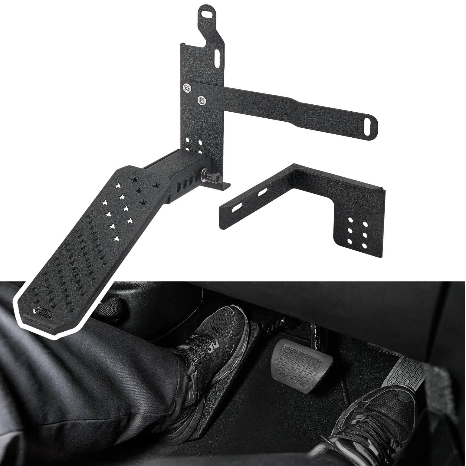 Dead Pedal Foot Rest Pad for Jeep Wrangler JK/JL 2007-2026 & Gladiator JT