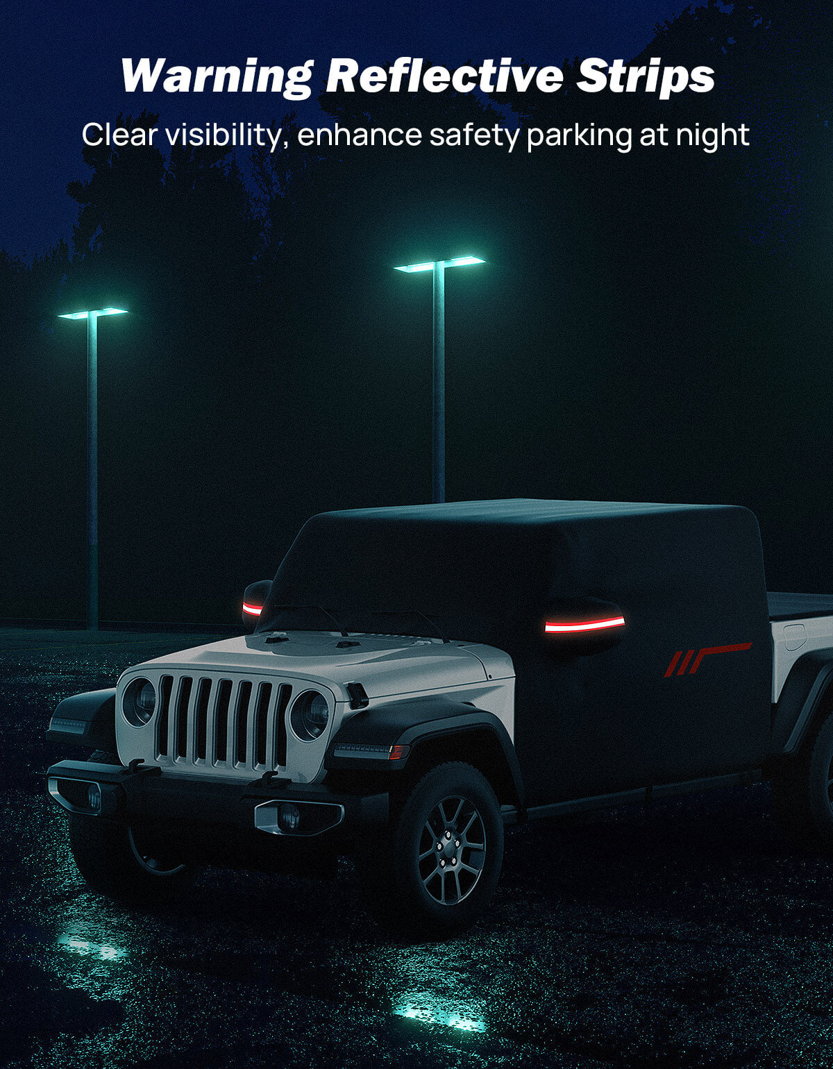 Cab Cover for Gladiator JT 2020–2026, Waterproof All-Weather Cover