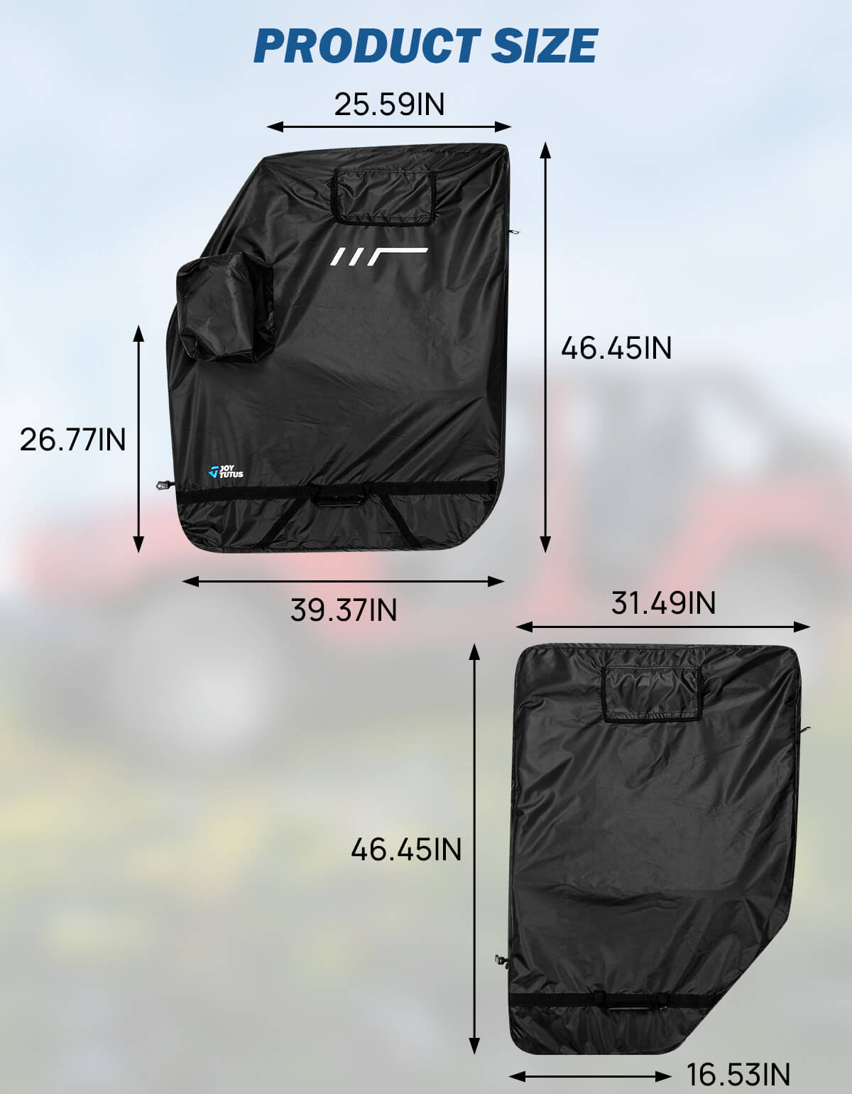 Hard Door Storage Bags for Wrangler CJ–JL & Gladiator JT 1976–2025