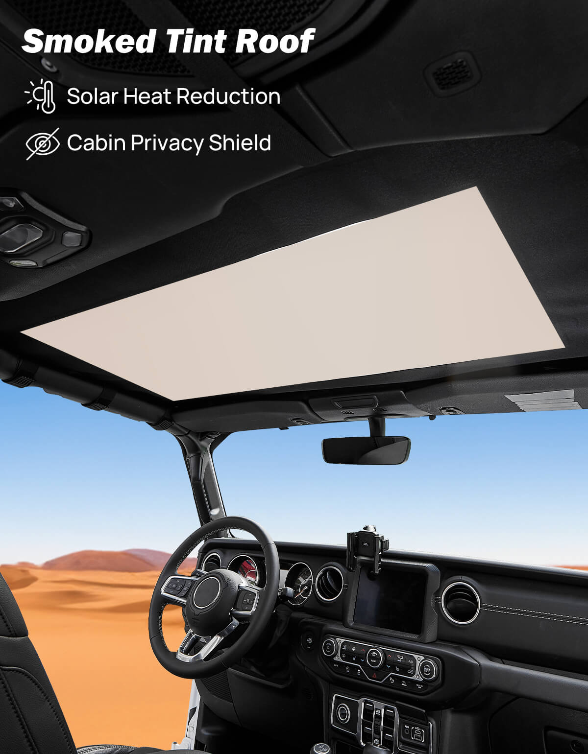 Waterproof Sun Shade Top for Gladiator JT 2020–2026 – All-Weather Protection