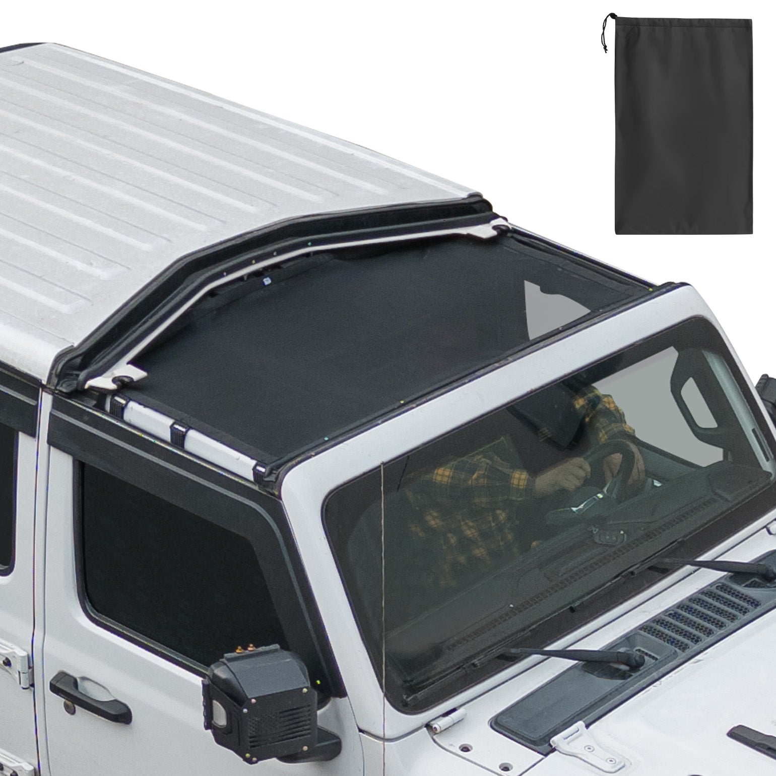 Mesh Sunshade Top for Jeep Wrangler JL & Gladiator JT (2018–2026)