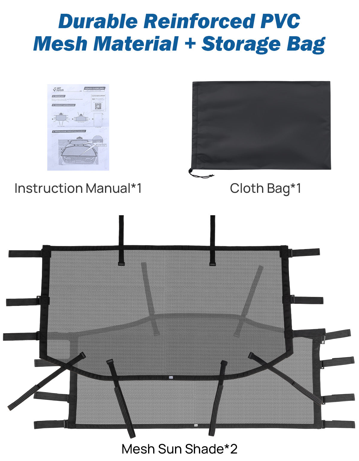 Mesh Sun Shade Top for Jeep Gladiator JT (2020–2026)
