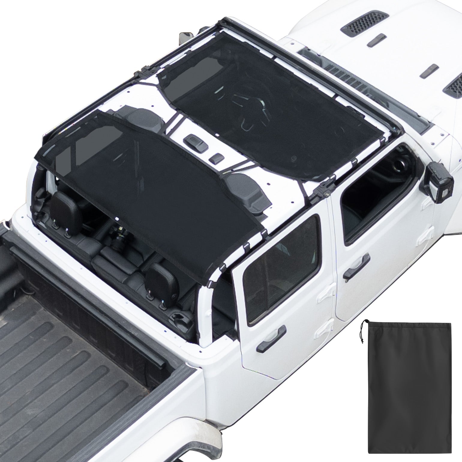 Mesh Sun Shade Top for Jeep Gladiator JT (2020–2026)