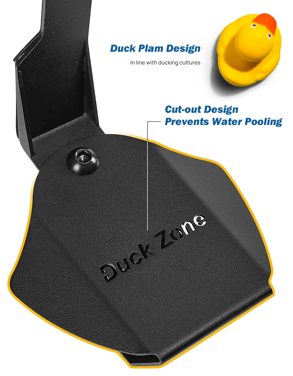 Duck Landing Pad & Mirror Mount for Jeep Wrangler JK/JL 2007-2026 & Gladiator JT