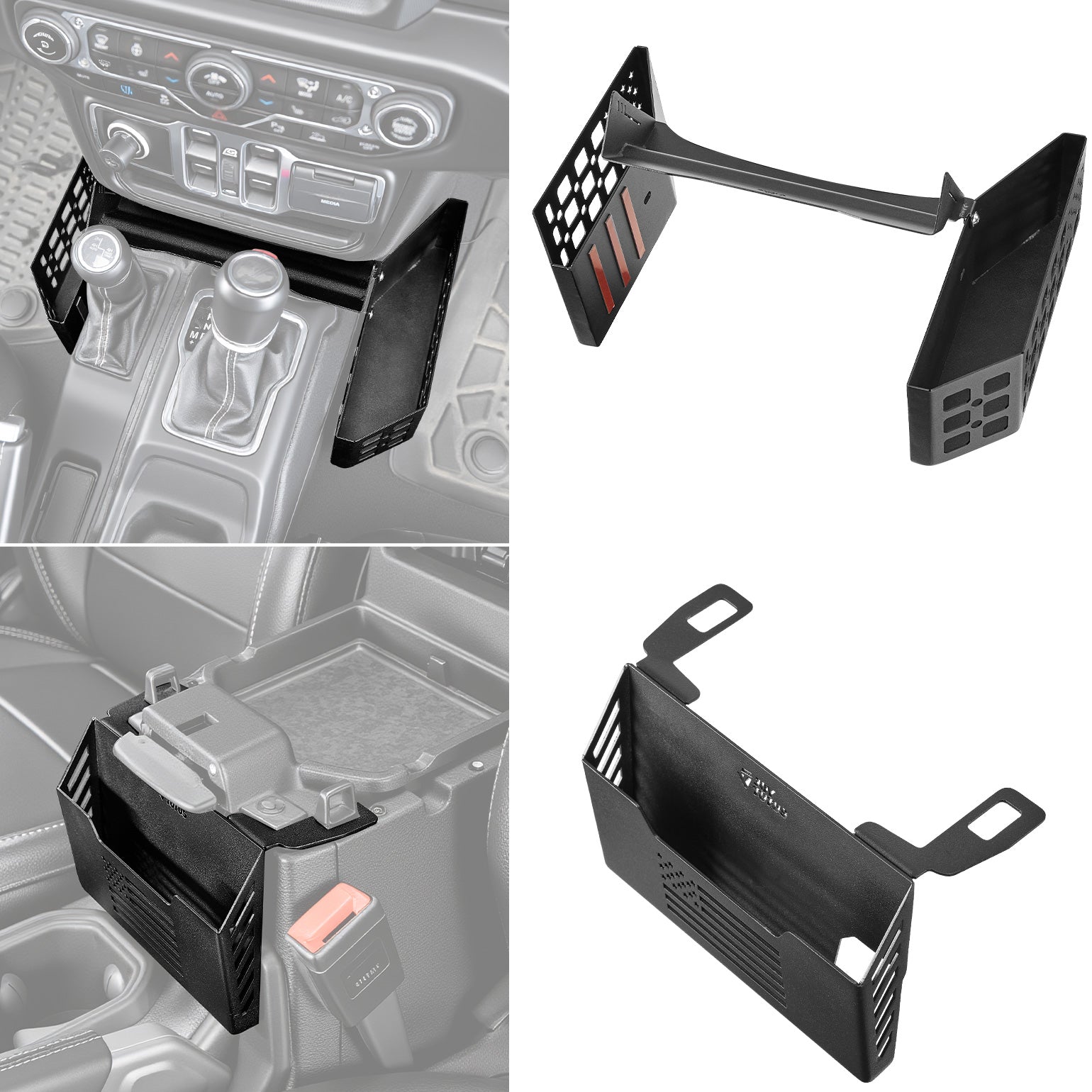 Metal Console Organizer for Jeep Wrangler JL & Gladiator JT | JOYTUTUS