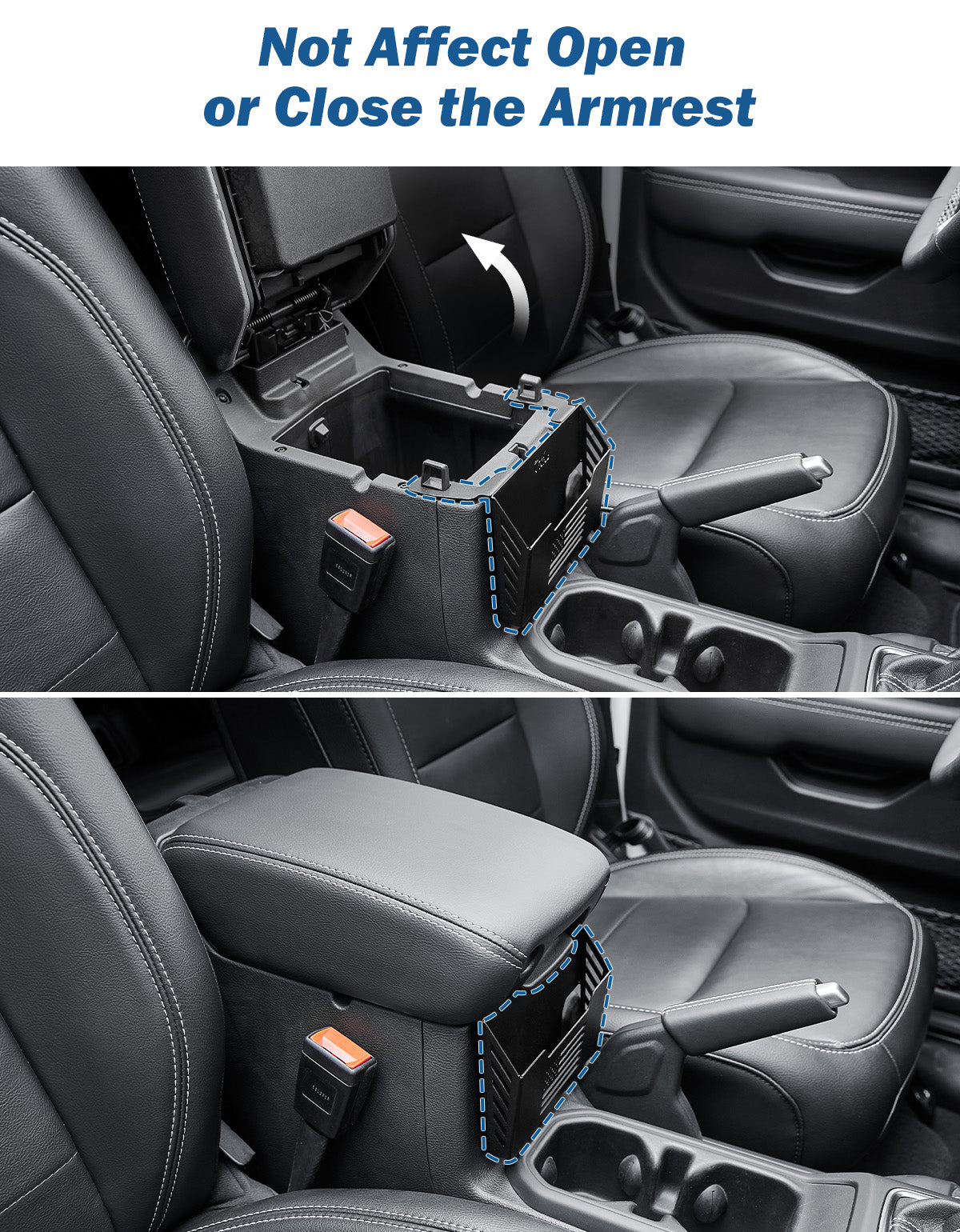 Metal Center Console Organizer for Wrangler JL 2018–2026 & Gladiator JT 2020–2026