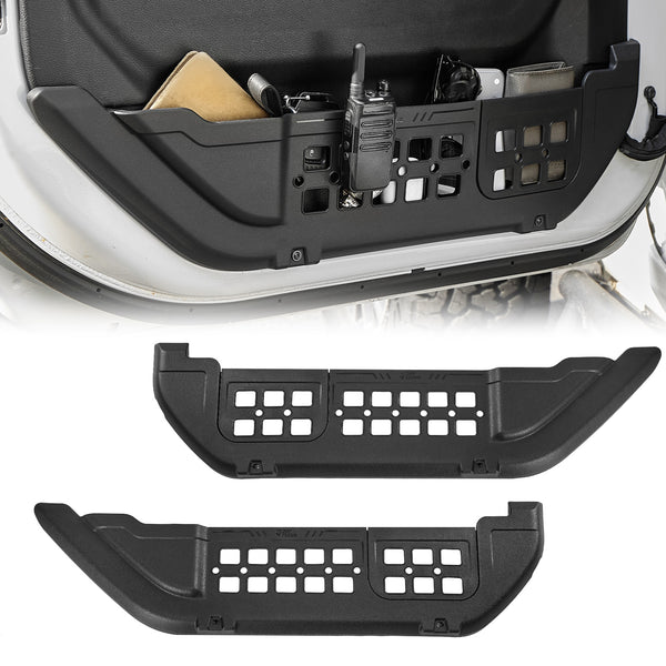 JOYTUTUS front door storage pockets for Jeep Wrangler JL and Gladiator JT