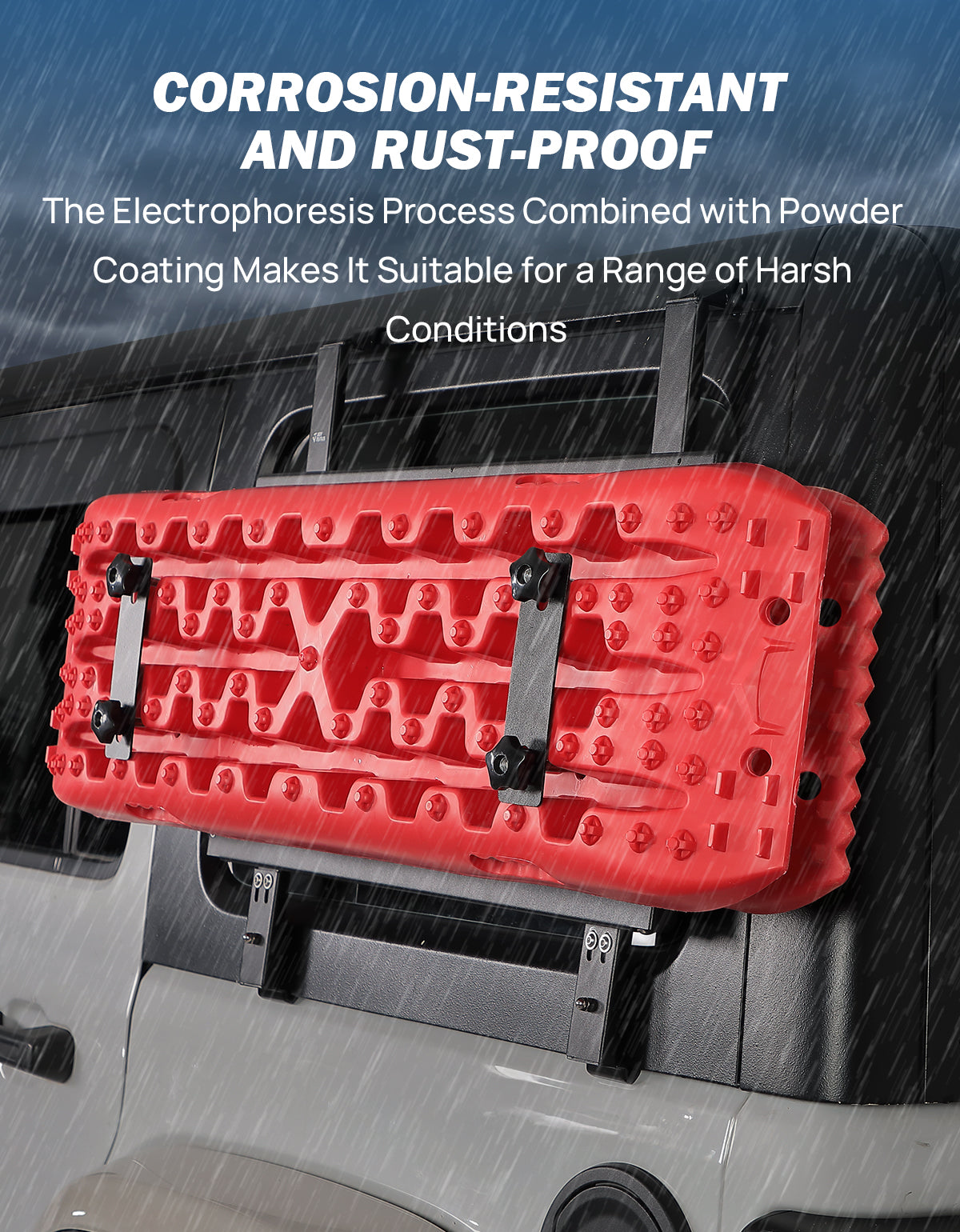 Rear Window MOLLE Panel & Fold-Down Table for Jeep Wrangler JL JLU