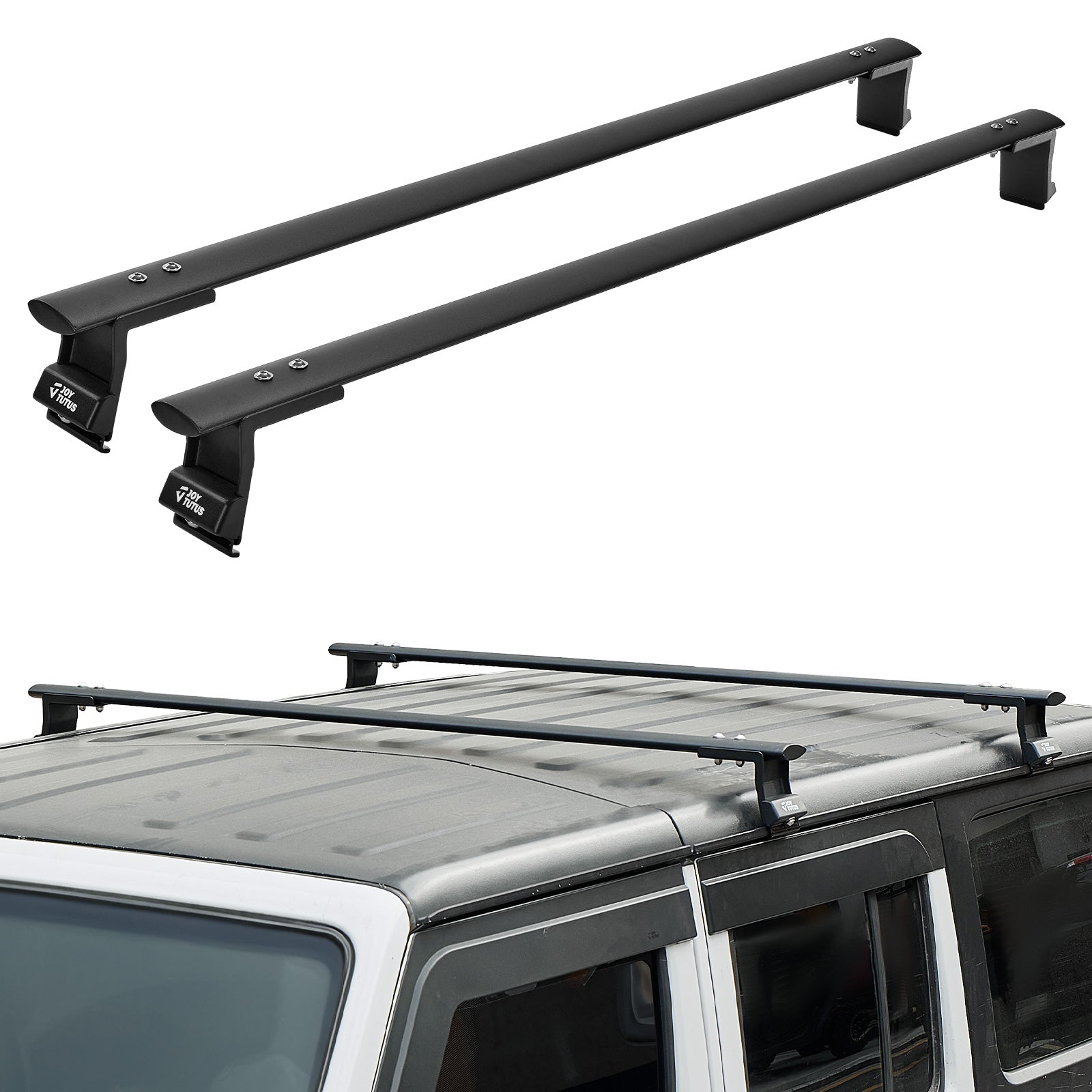 Roof Rack Cross Bars for Jeep Wrangler JK JL & Gladiator JT Hard Top