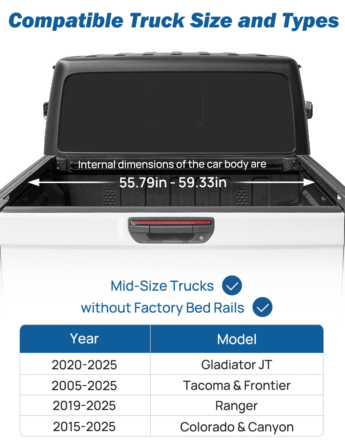 Adventure Mid-Size Rack | RTT-Ready Overland Rack for Tacoma & Gladiator