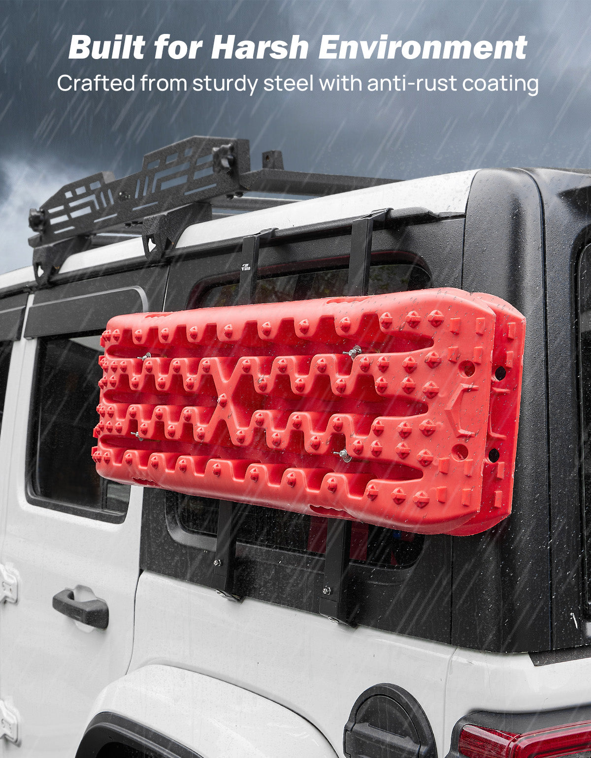 Rear Window MOLLE Storage Panel for Jeep Wrangler JL 2018–2026 (Hard Top)